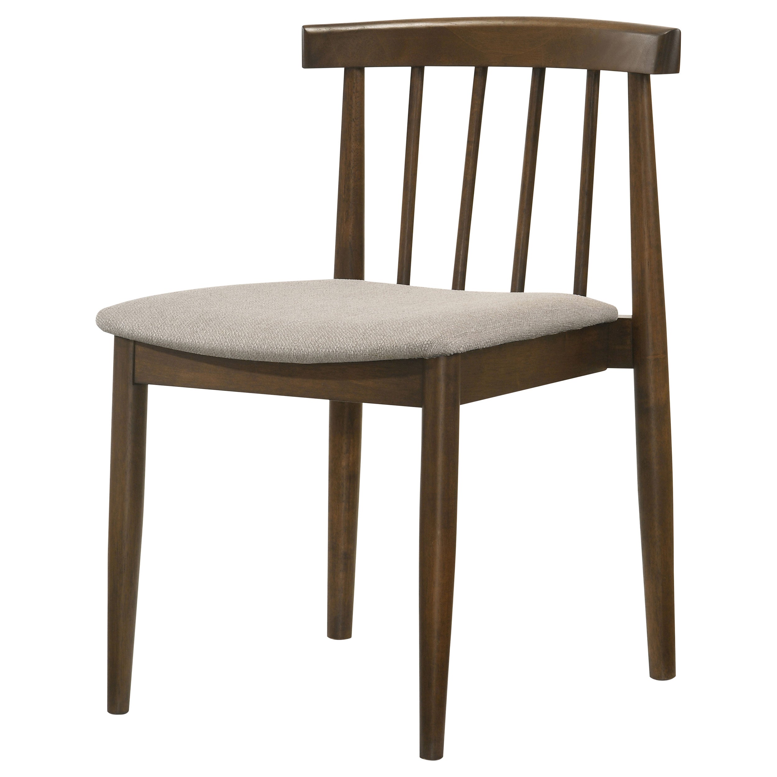 Cullen Dining Side Chair Upholstered Seat Walnut (Set of 2) — view 5