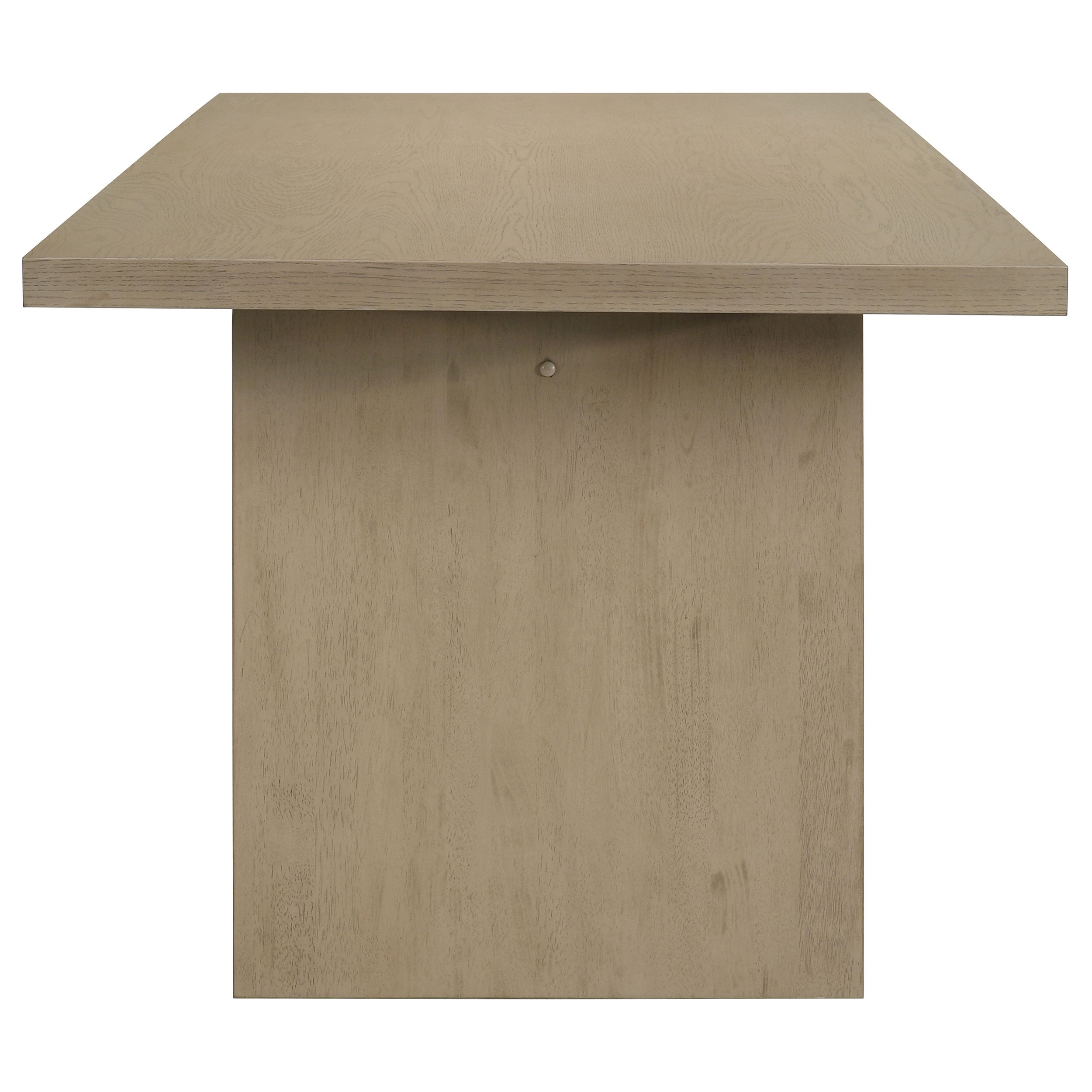 Decker 7-piece 82-inch Rectangular Dining Set Wheat and Natural Oak — view 4