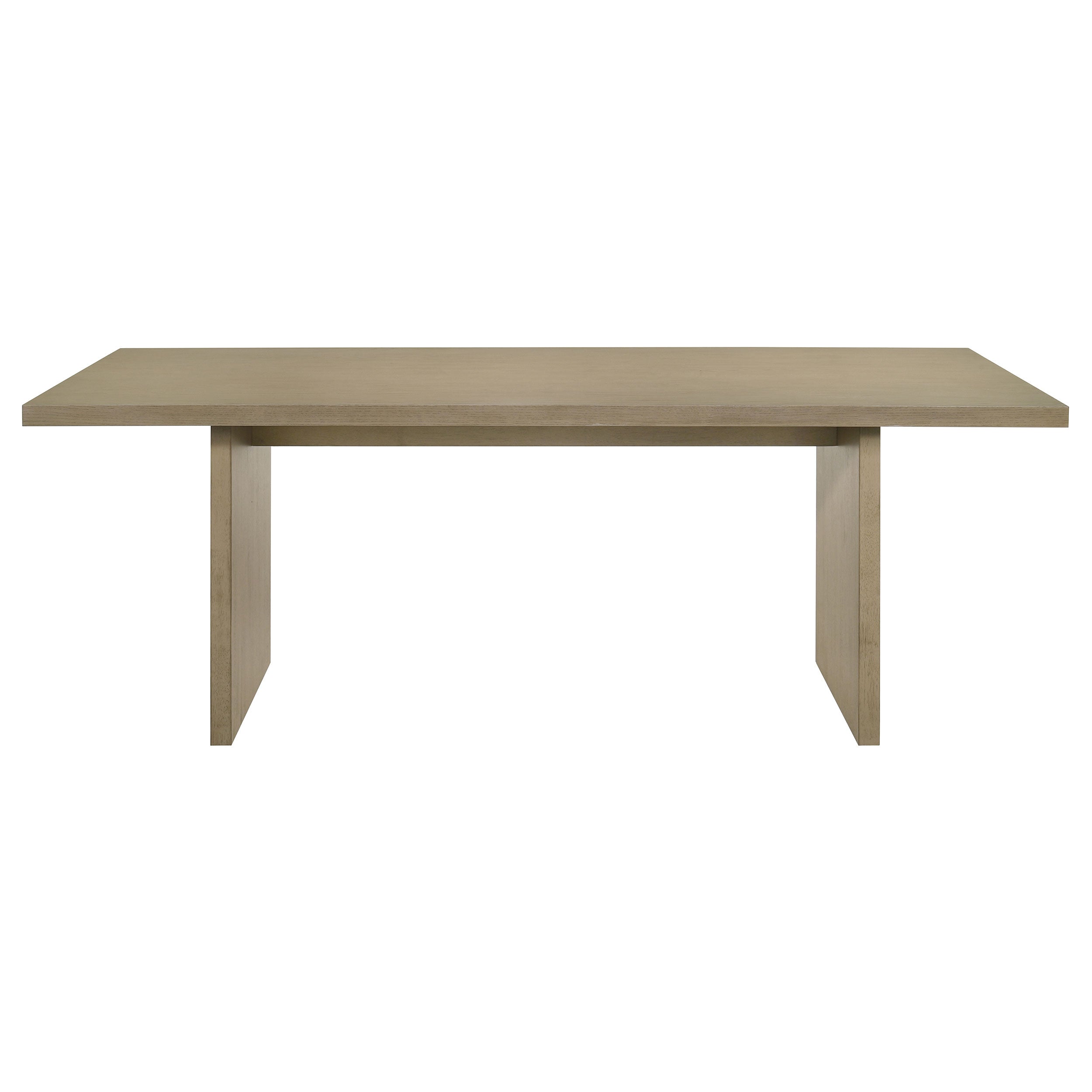 Decker 7-piece 82-inch Rectangular Dining Set Grey and Natural Oak — view 4