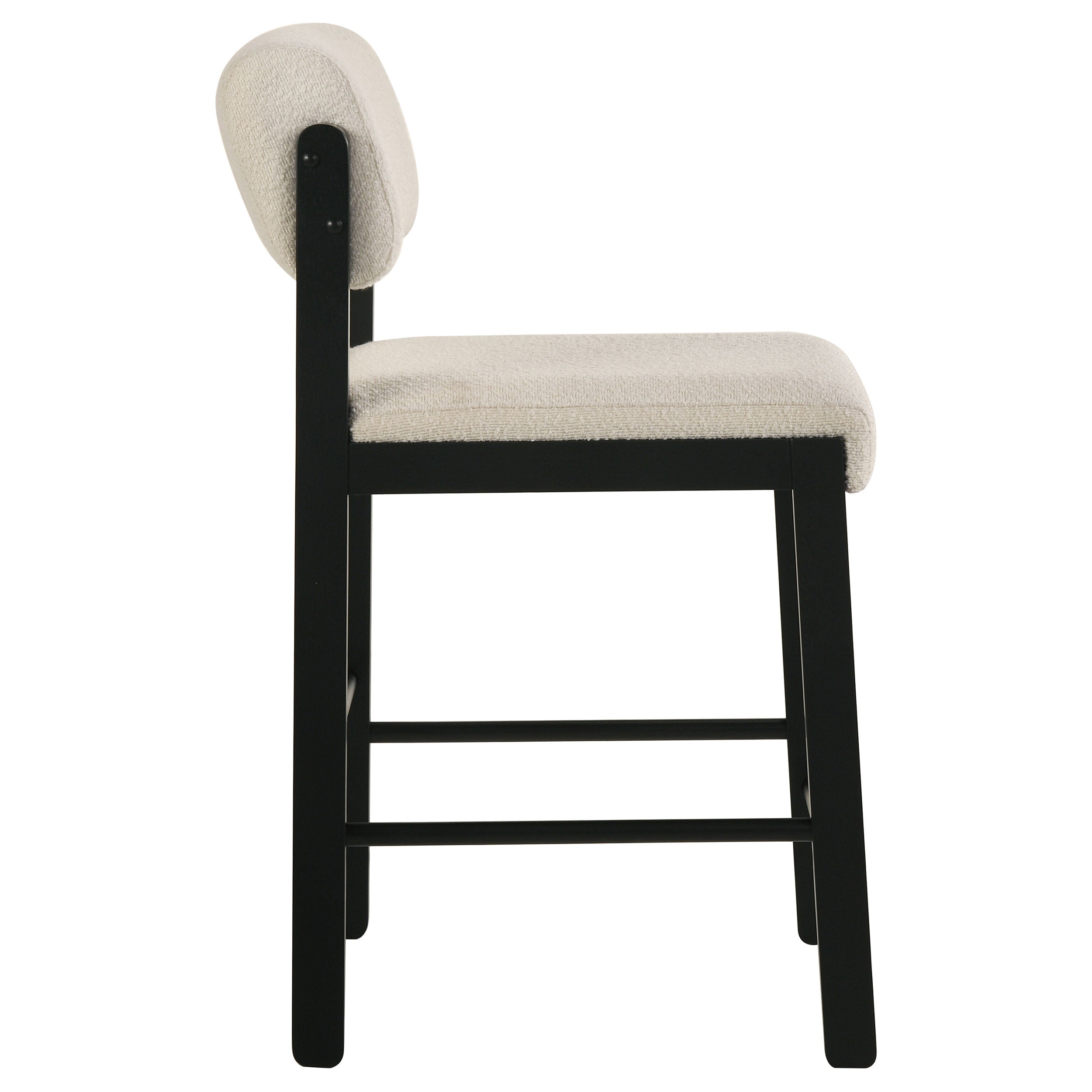 Decker 7-piece 70-inch Rectangular Counter Height Dining Set Cream and Black — view 10