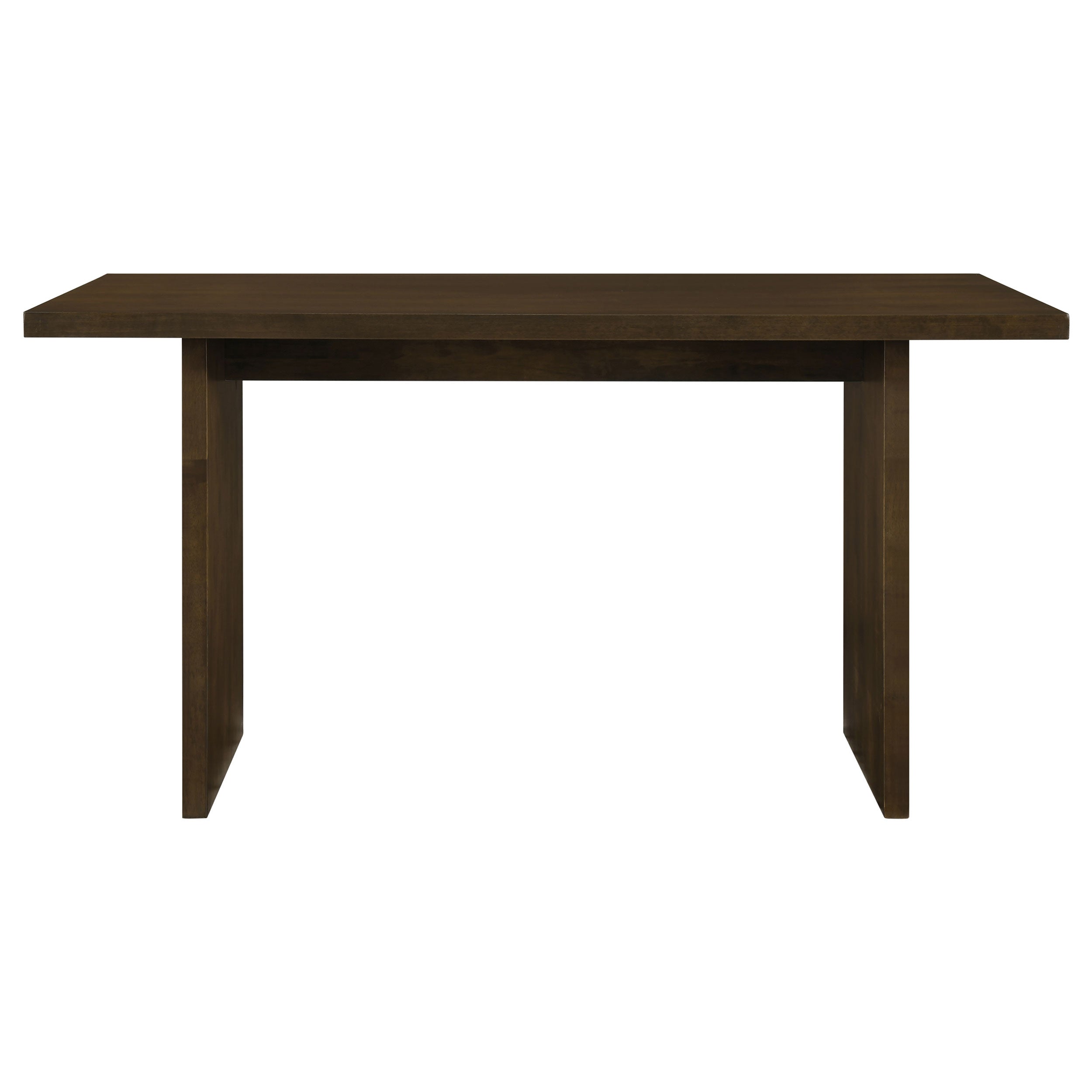 Decker 7-piece 70-inch Rectangular Counter Height Dining Set Cream and Walnut — view 3