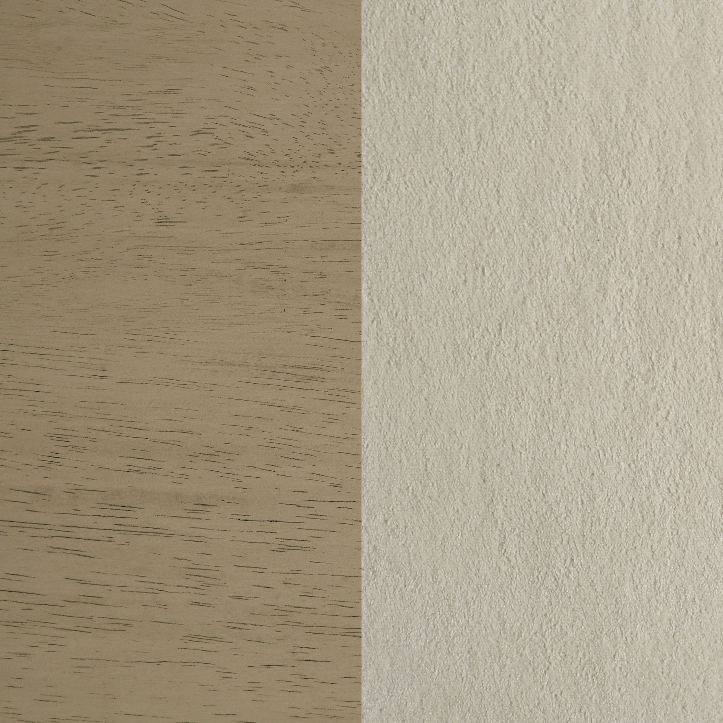 Redbridge Velvet Upholstered Counter Chair Cream and Natural Oak (Set of 2) — view 11