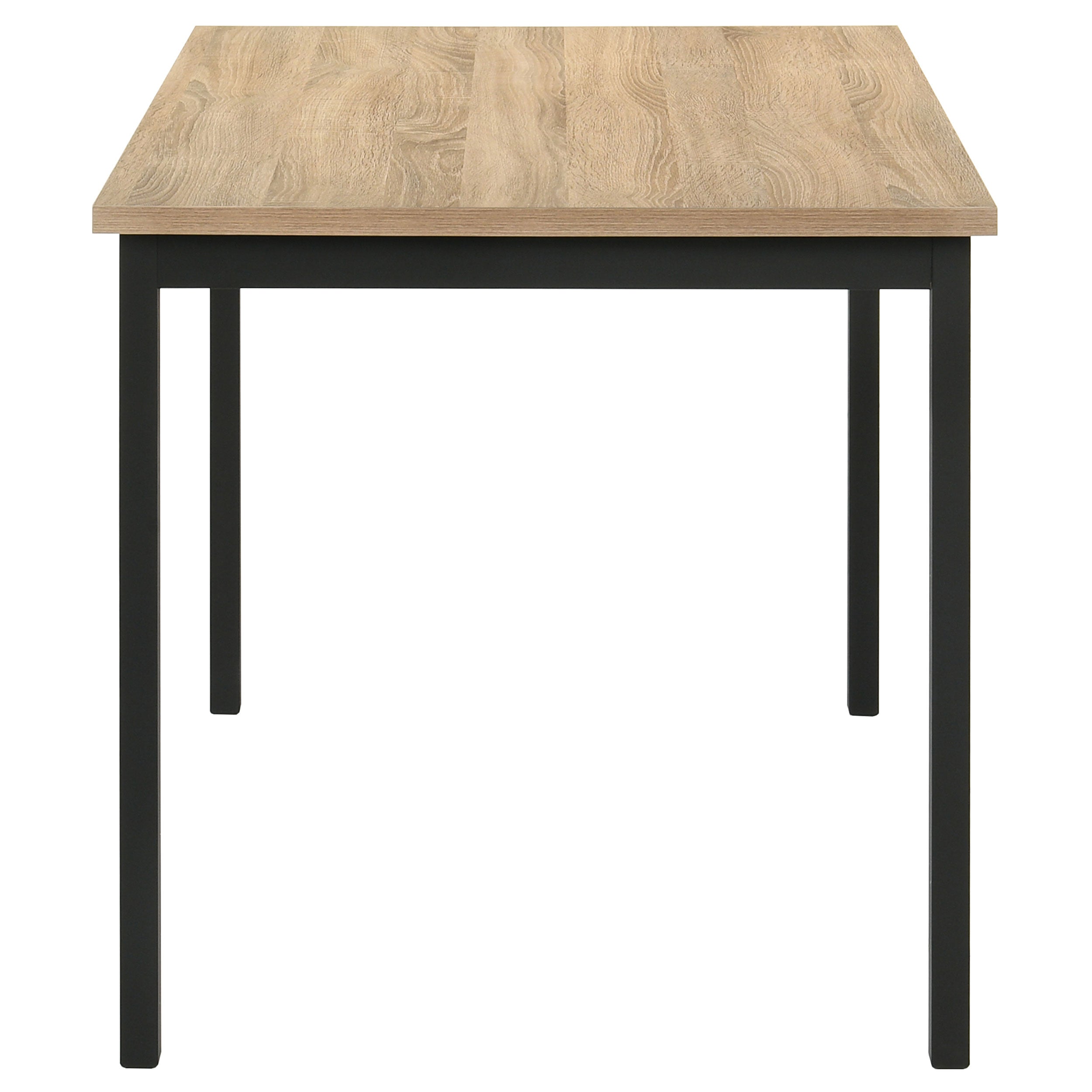 Garza 5-piece Rectangular Dining Table Greige Oak — view 5