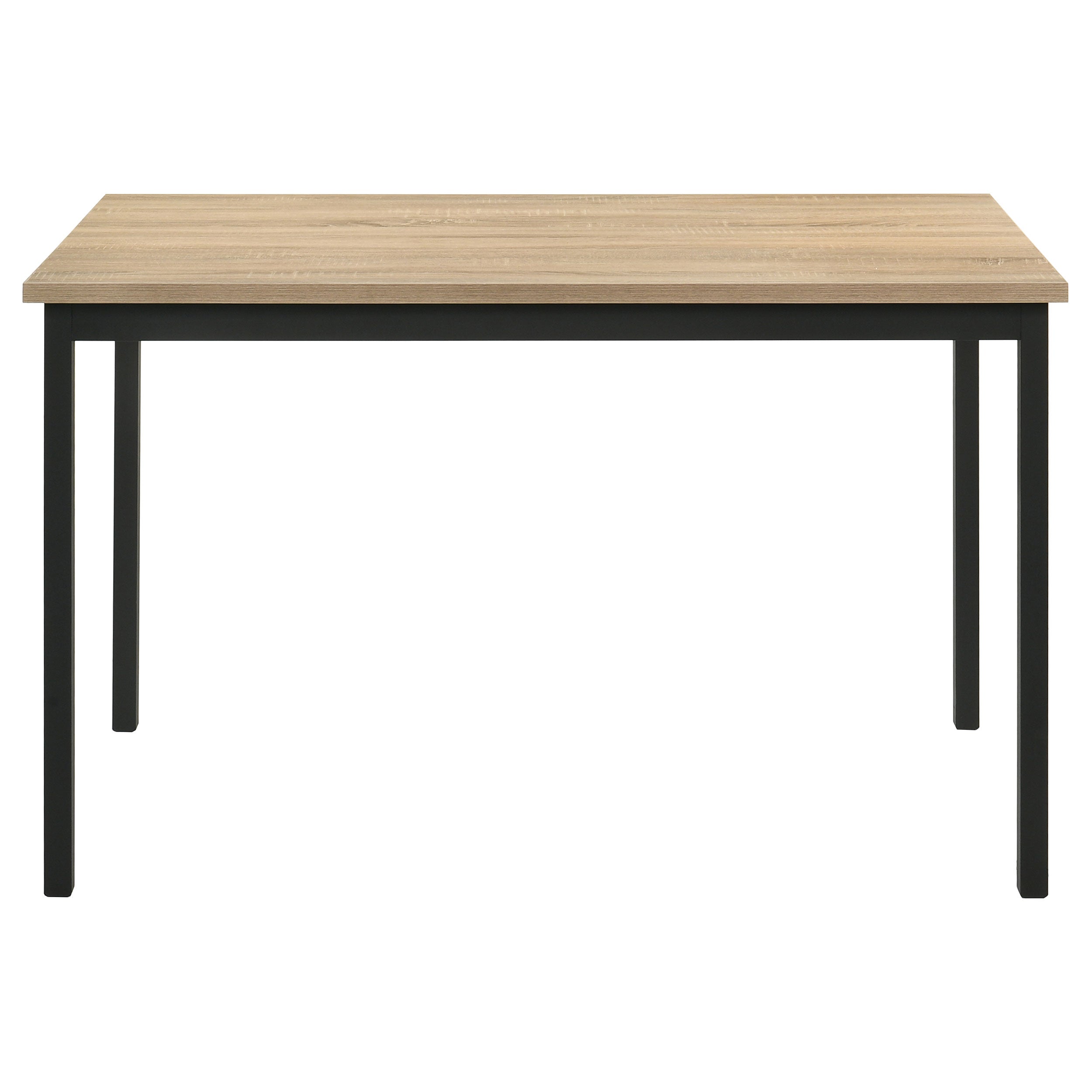 Garza Rectangular 47-inch Dining Table Greige Oak — view 3
