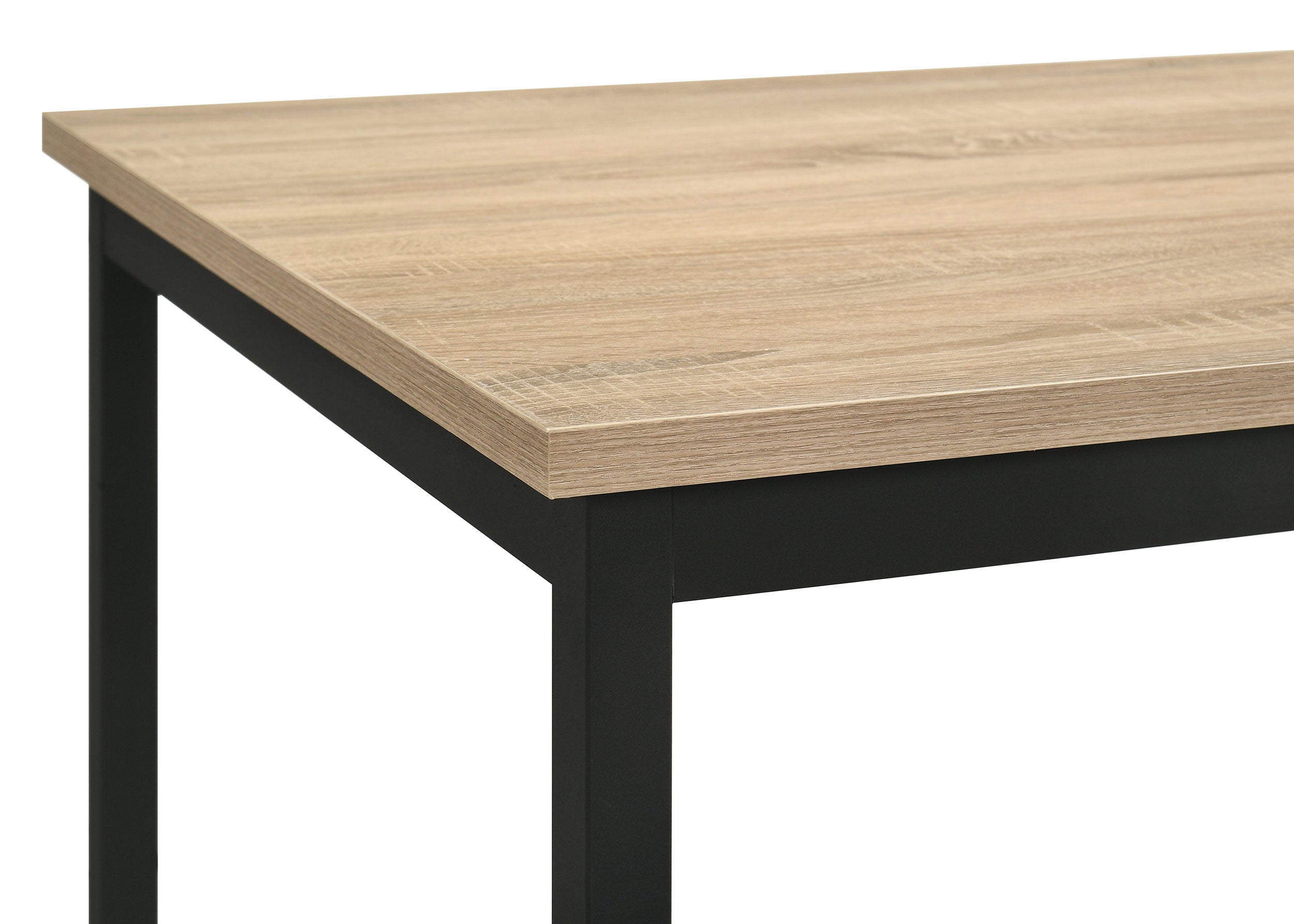 Garza Rectangular 47-inch Dining Table Greige Oak — view 6