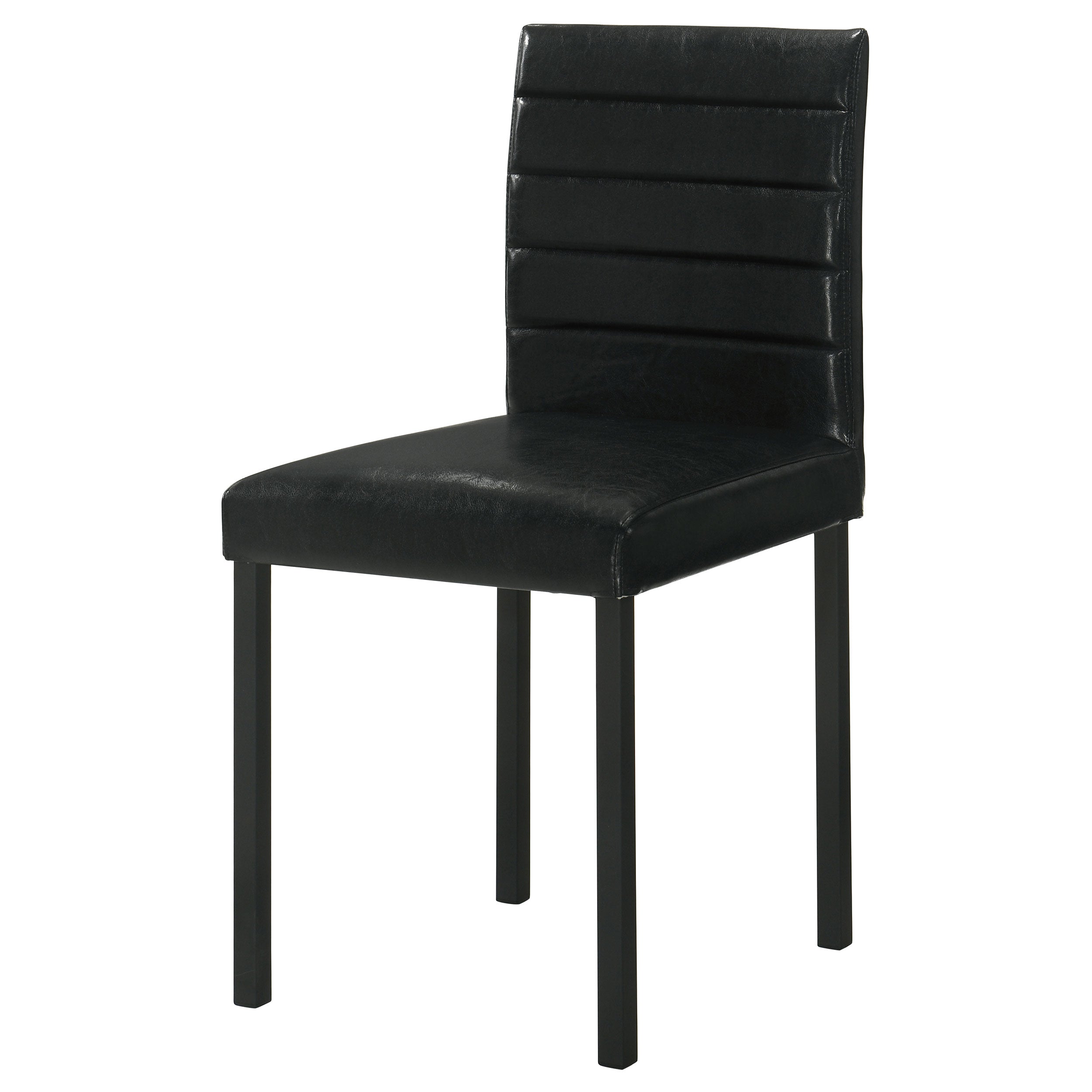 Garza Upholstered Dining Side Chair Black (Set of 4) — view 5