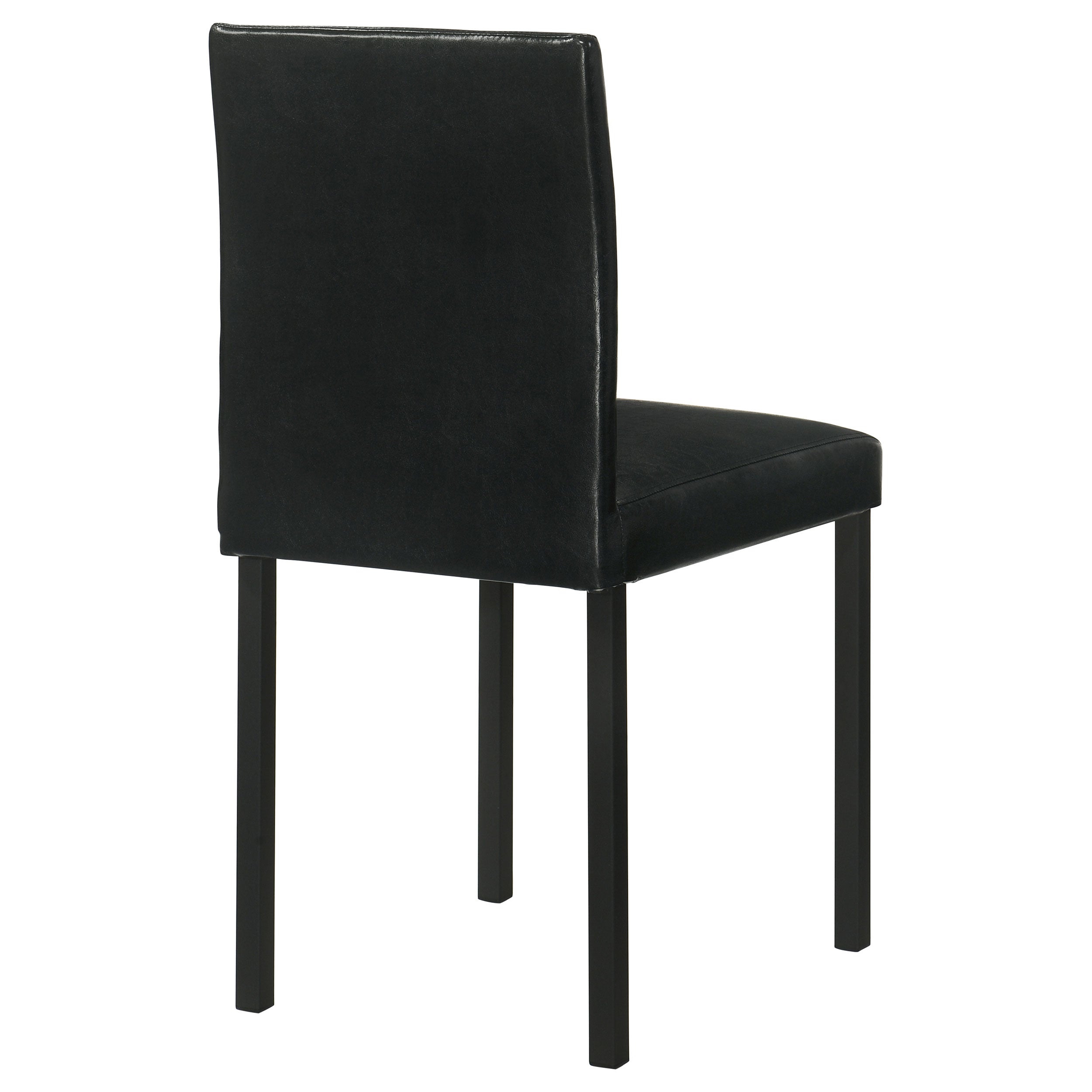 Garza Upholstered Dining Side Chair Black (Set of 4) — view 8