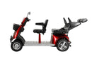 Electric Mobility Recreational Travel Scooter For Adults, Mobility Scooters, 4 Wheel Powered Mobility Scooters - Red
