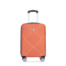 4 Piece Lightweight Suitcase, Makeup Box, Aircraft Wheels