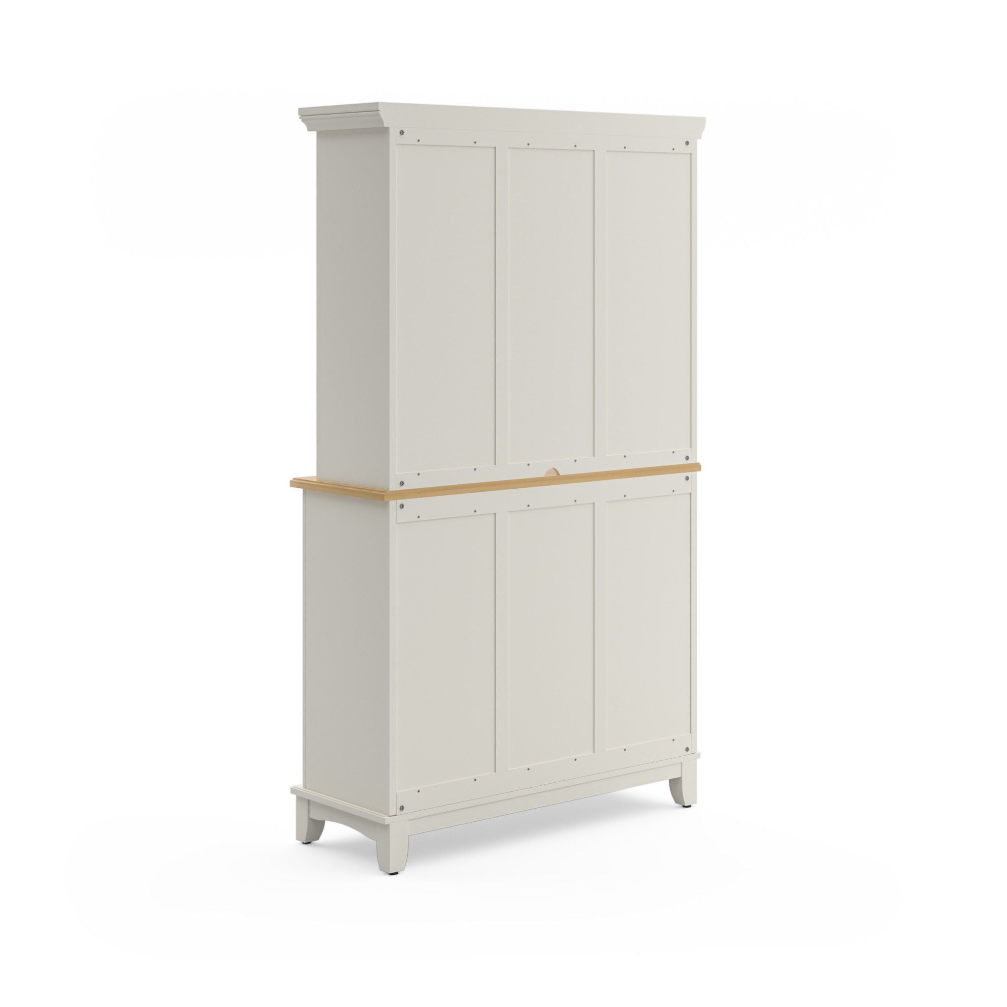 Buffet Of Buffets - Buffet With Hutch Natural Wood Top