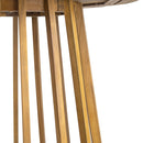 Outdoor 3 Pieces Dining Set With Cushions - Teak - Teak