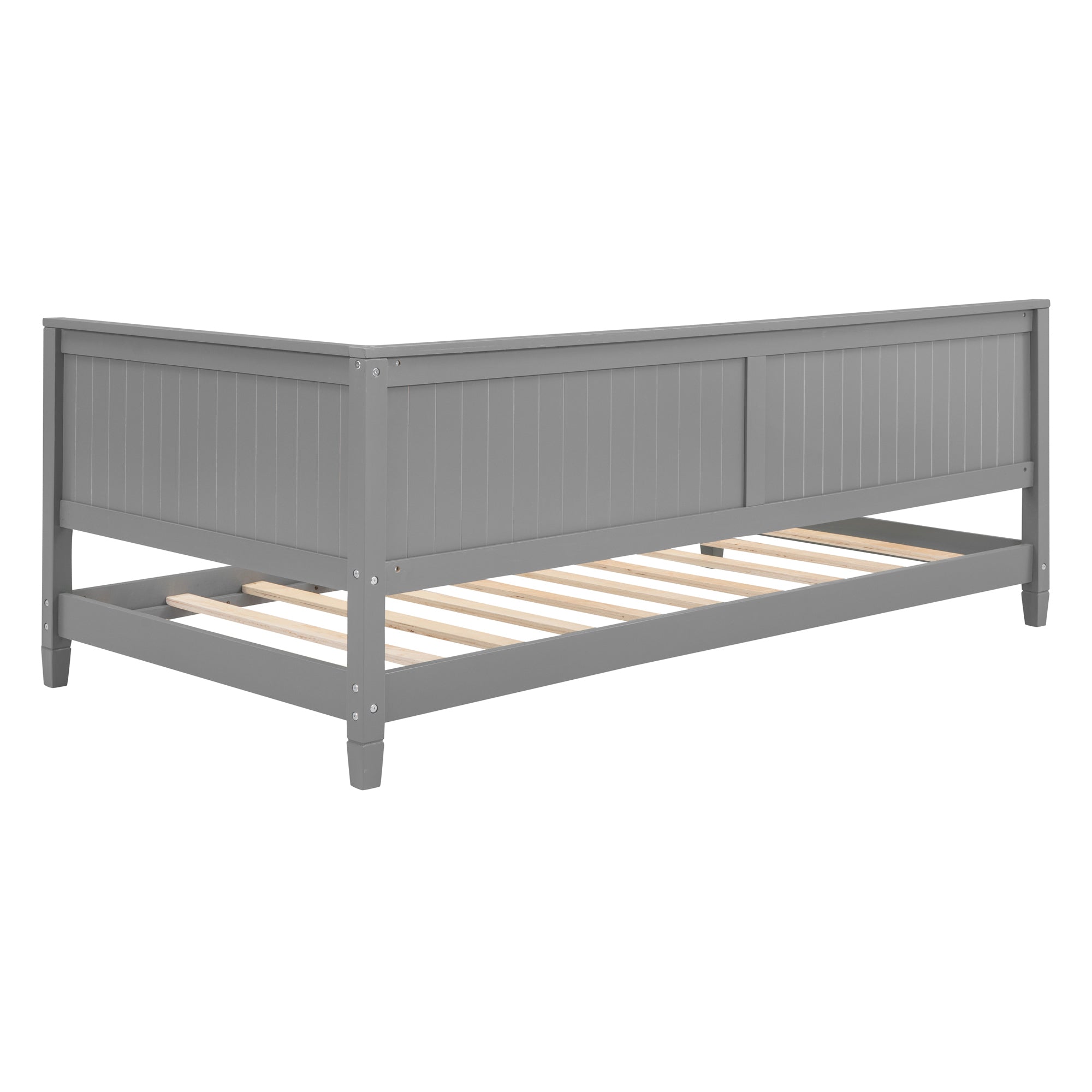 Twin Size Wood Daybed/Sofa Bed, Gray - Atlantic Fine Furniture Melbourne FL