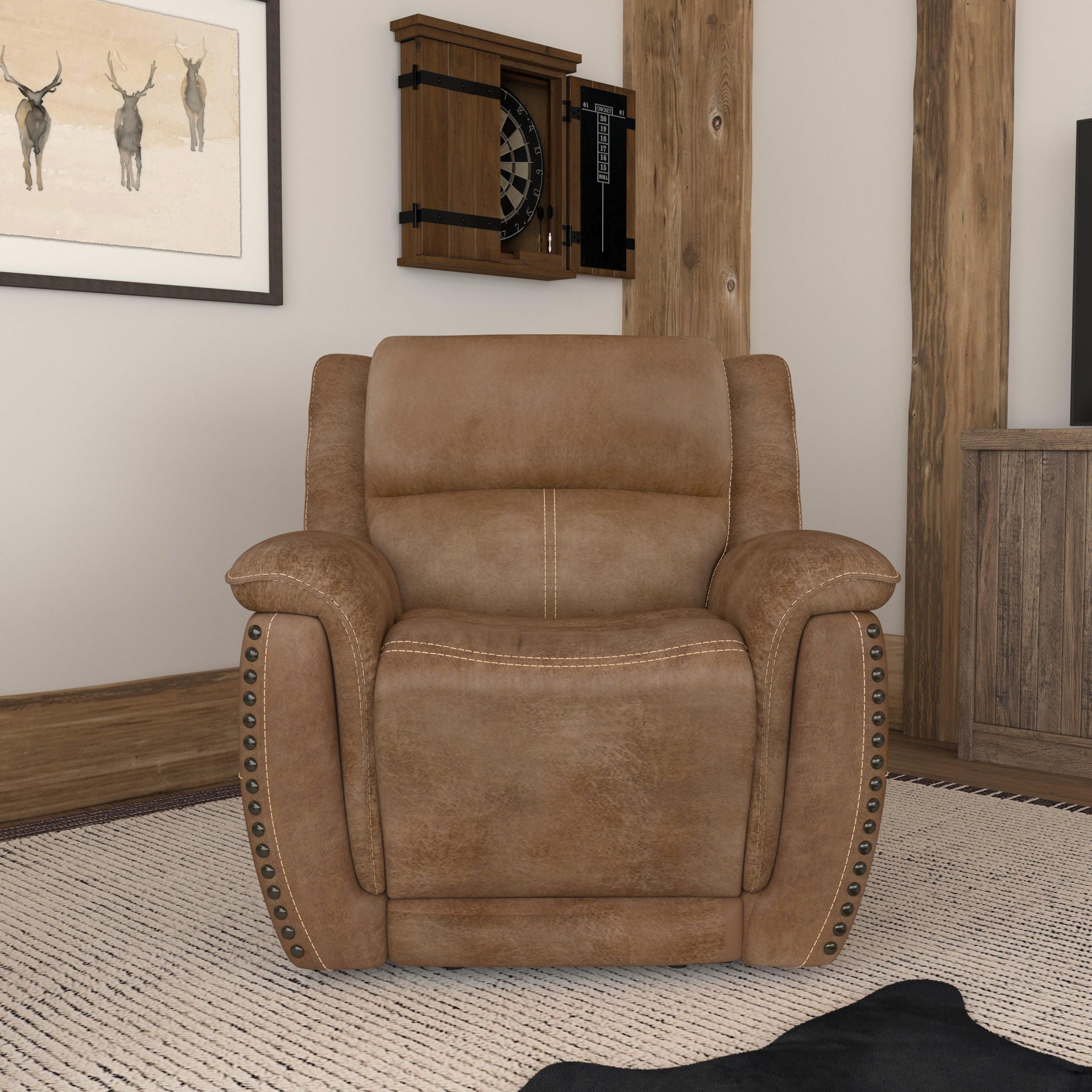 Beau - Power Recliner With Power Headrest