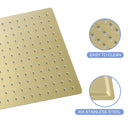 8" Square Rain Shower Head, Ceiling / Wall Mount Stainless Steel Bath Fixture