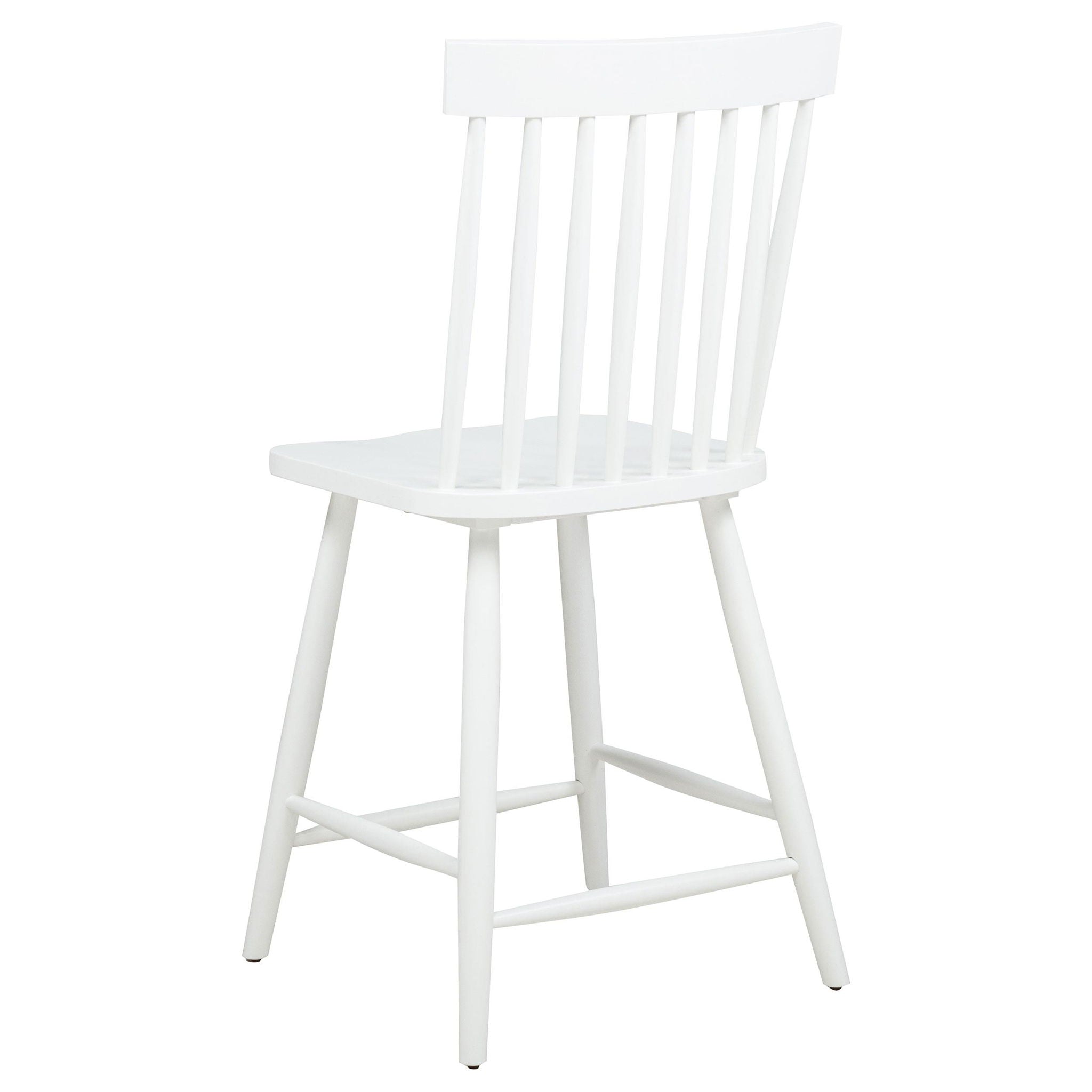 Andrews Windsor Counter Height Dining Side Chair White (Set of 2) - Atlantic Fine Furniture Melbourne FL