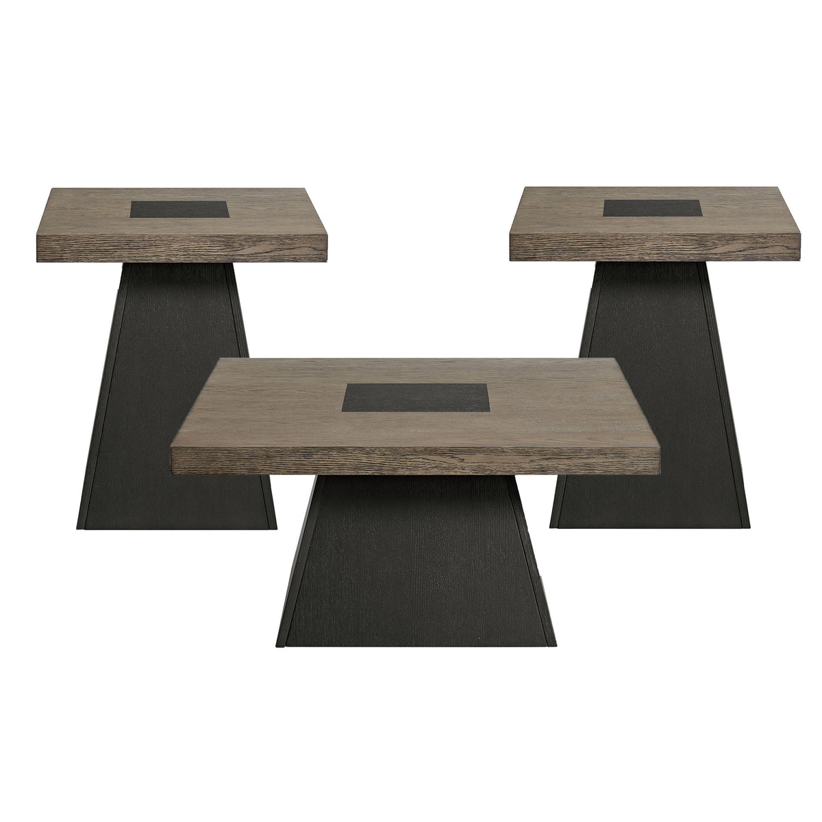 Jemma Occasional Table Set in Dark Gray by Elements International, view 2