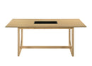Blayde - 8 Pieces Dining Room Set - Natural / White