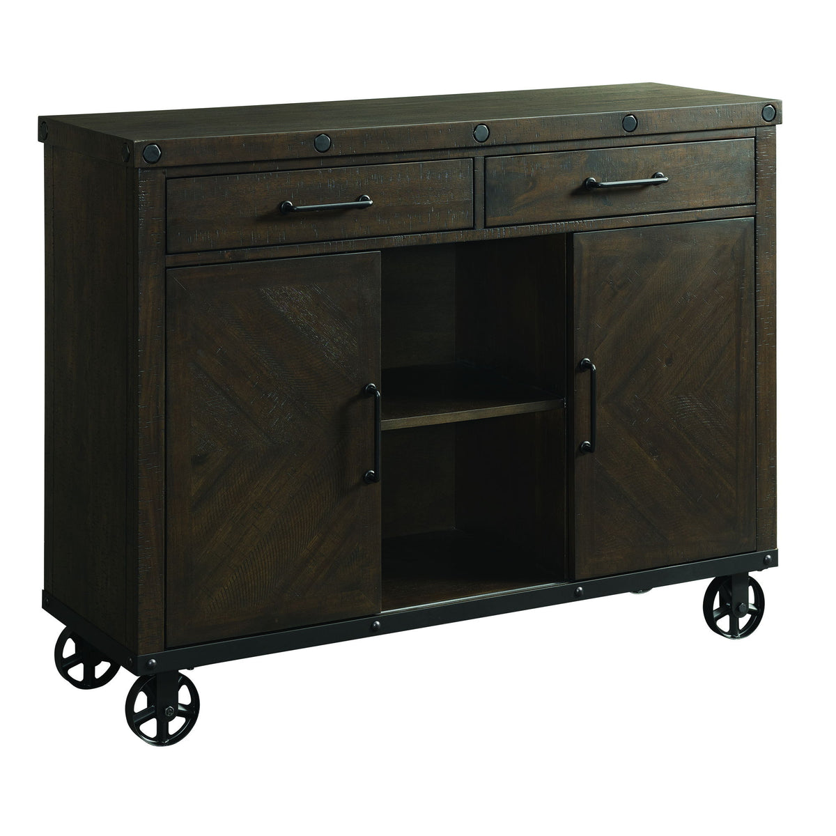 Colorado Server in Dark Brown by Elements International