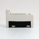 Modular Sofa Coffee Table With Storage Function, Cupholders, USB Ports