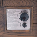 Outdoor Patio Square Gas Burning Mgo Fire Pit, Tank Inside, 40000 Btu