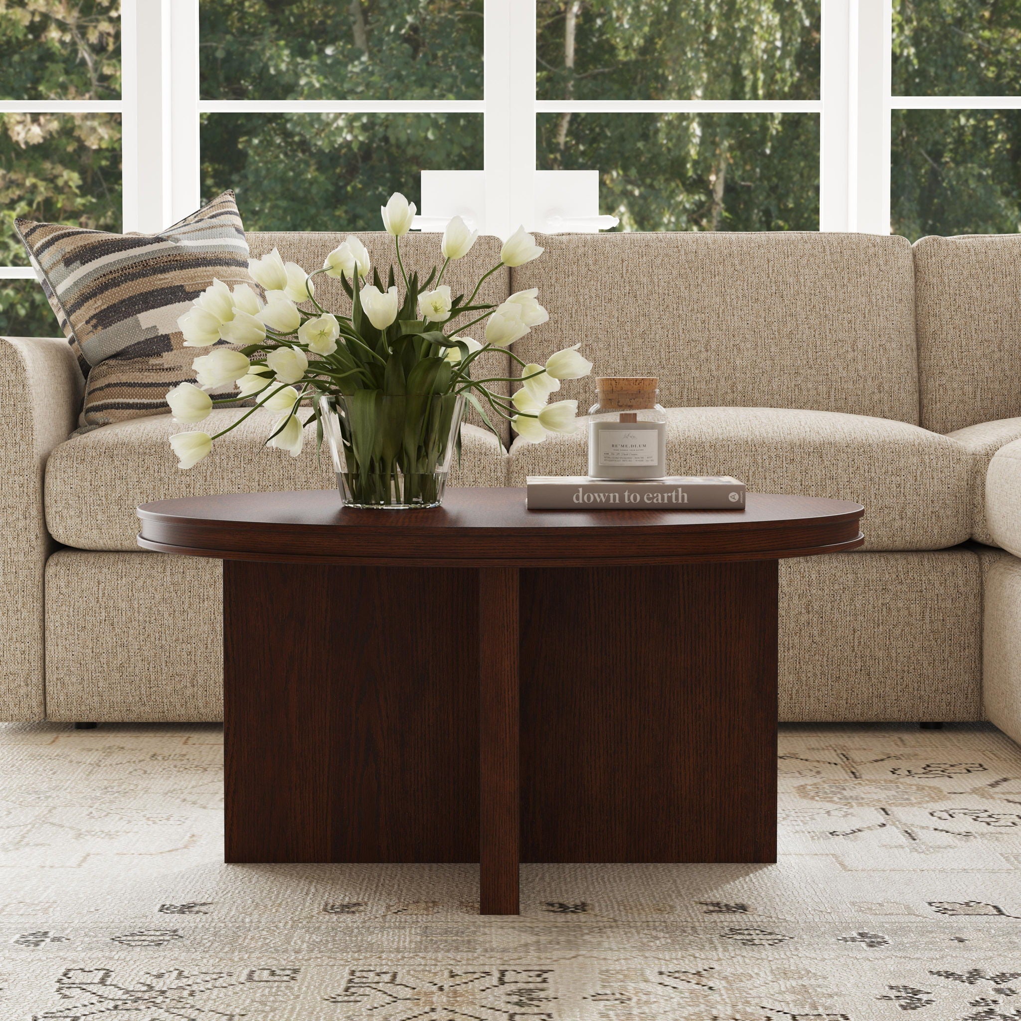Waterfall - Round Coffee Table