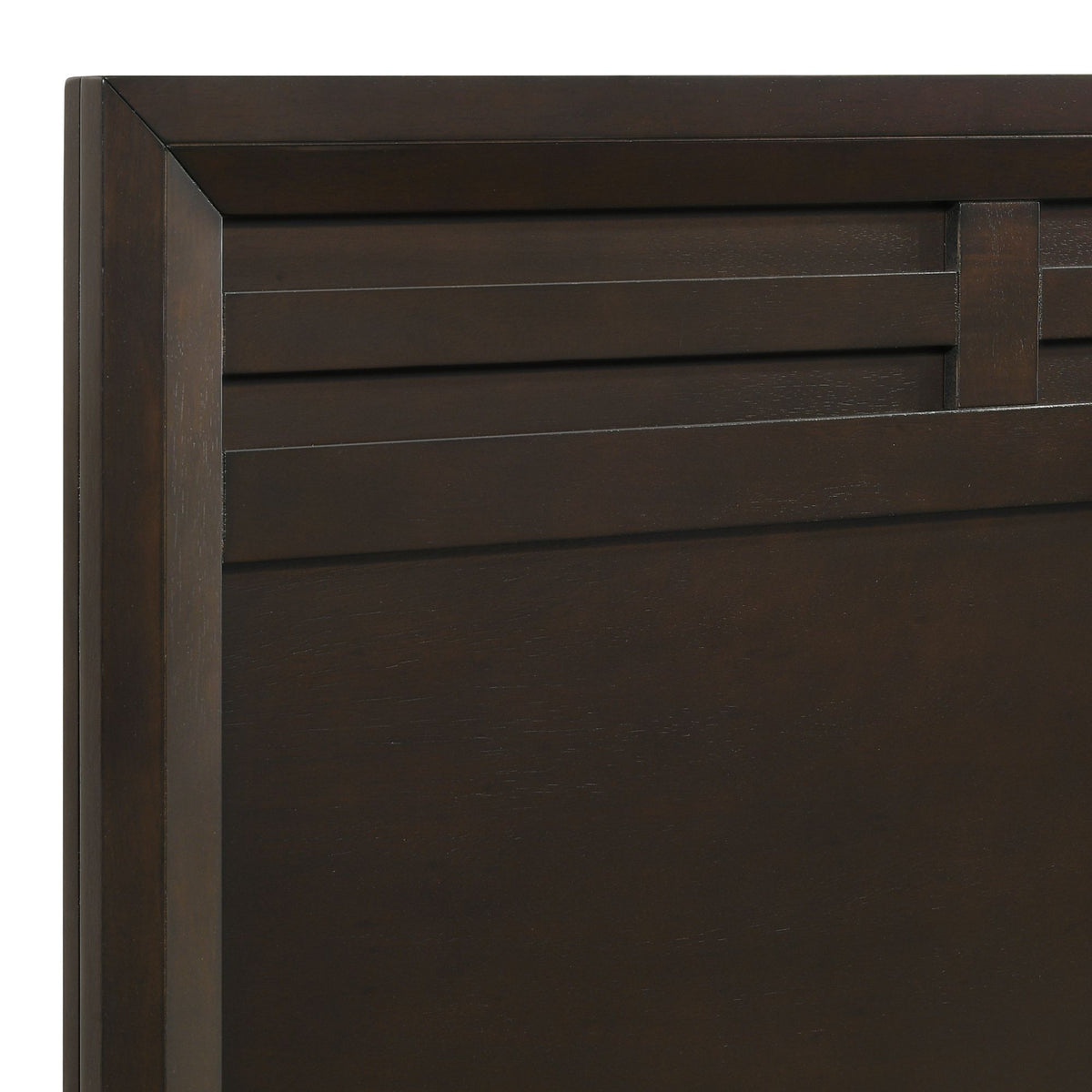 Beaumont Panel Bed in Dark Brown by Elements International, view 2