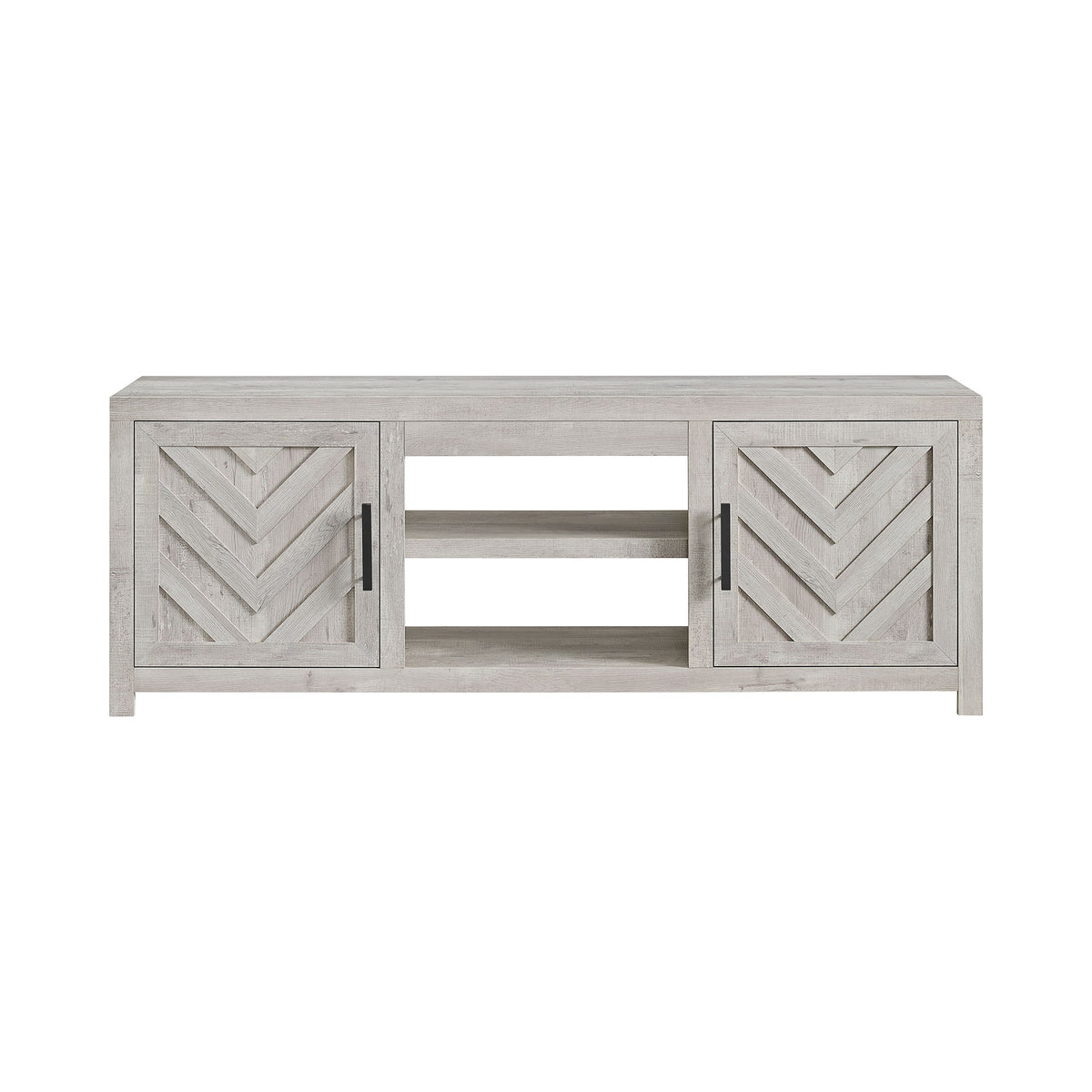 Eleanor TV Console in White by Elements International, view 5