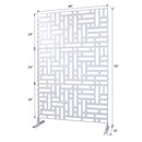 Decorative Freestanding Metal Privacy Screen For Indoor & Outdoor Use