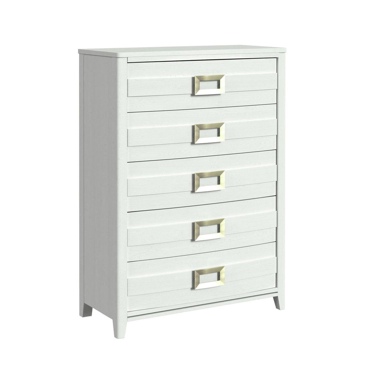 Tobias 5-Drawer Chest in Black by Elements International
