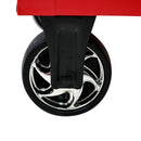 9 Drawer Multifunctional Steel Tool Cart With Wheels And Wooden Top