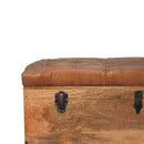 Buffalo - Leather Storage Trunk