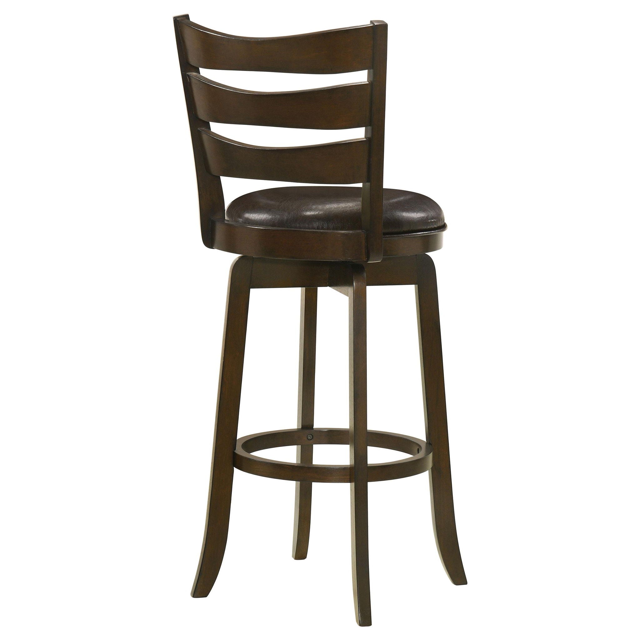 Murphy Wood Pub Height Swivel Bar Chair Dark Brown - Atlantic Fine Furniture Melbourne FL