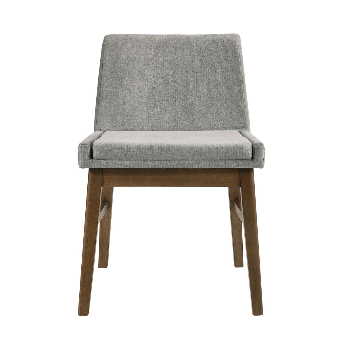 Weston Upholstery Side Chair (Set of 2) in Walnut With Smoke Fabric by Elements International, view 3