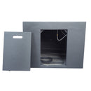 Outdoor Patio Square Gas Burning Concrete Fire Pit 40,000 Btu