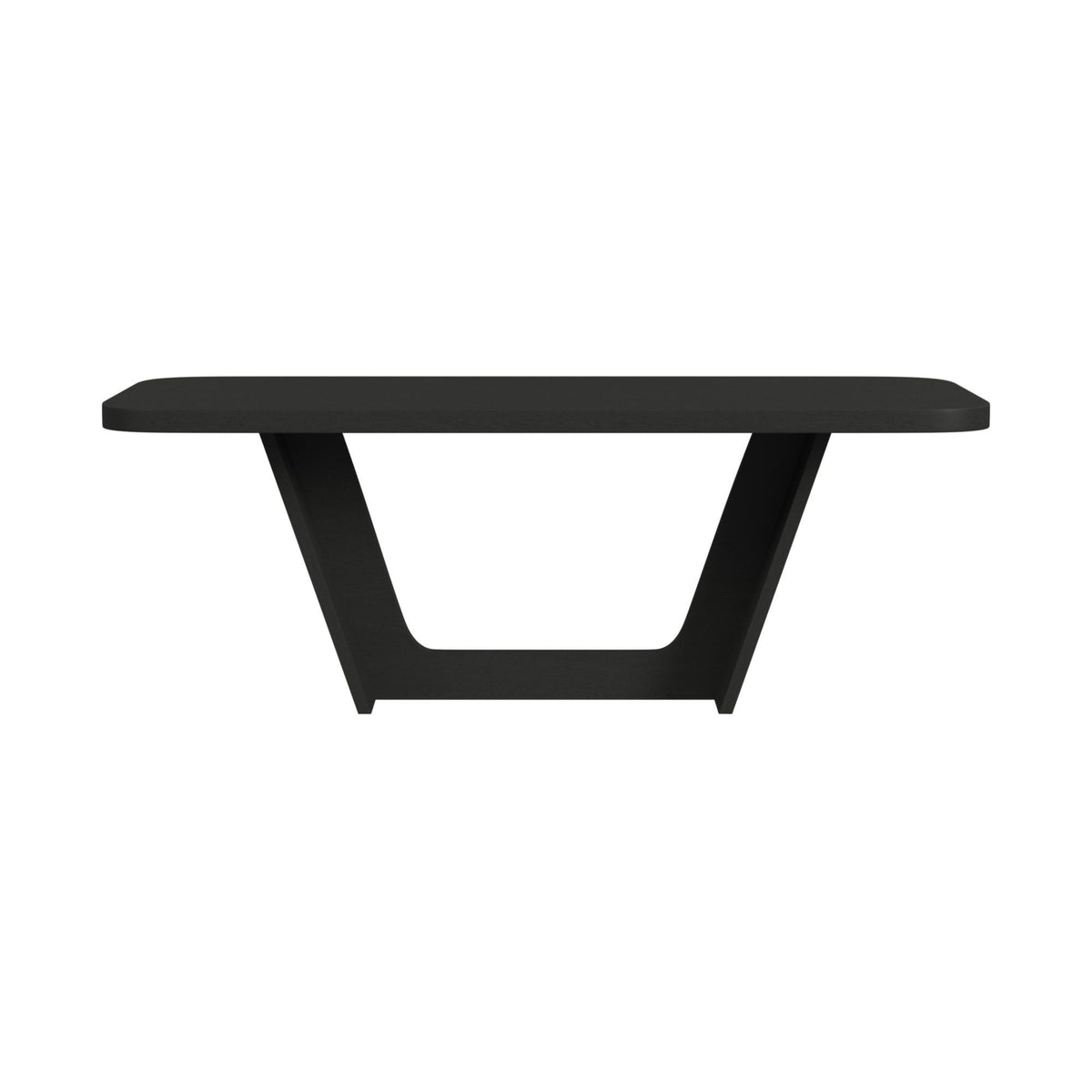Ridgemont Rectangular Dining Table in Black by Elements International, view 5
