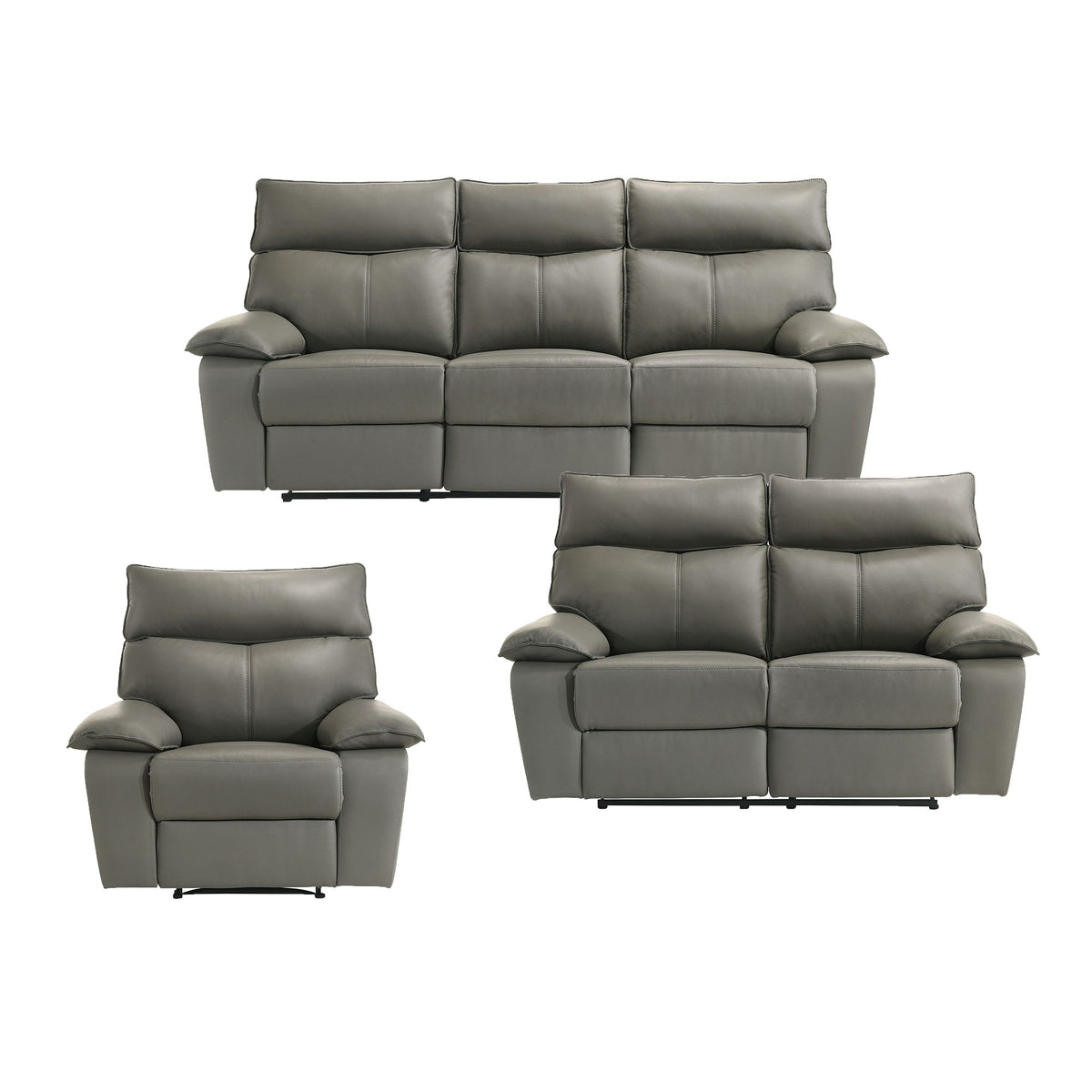 Wildcat Living Room Set in Gray by Elements International