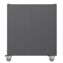 Sturdy Metal Tool Storage Cabinet With Wheels Durable Garage, Office & Home Organizer Steel