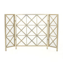Margaret - 3 Panel Fireplace Screen Iron