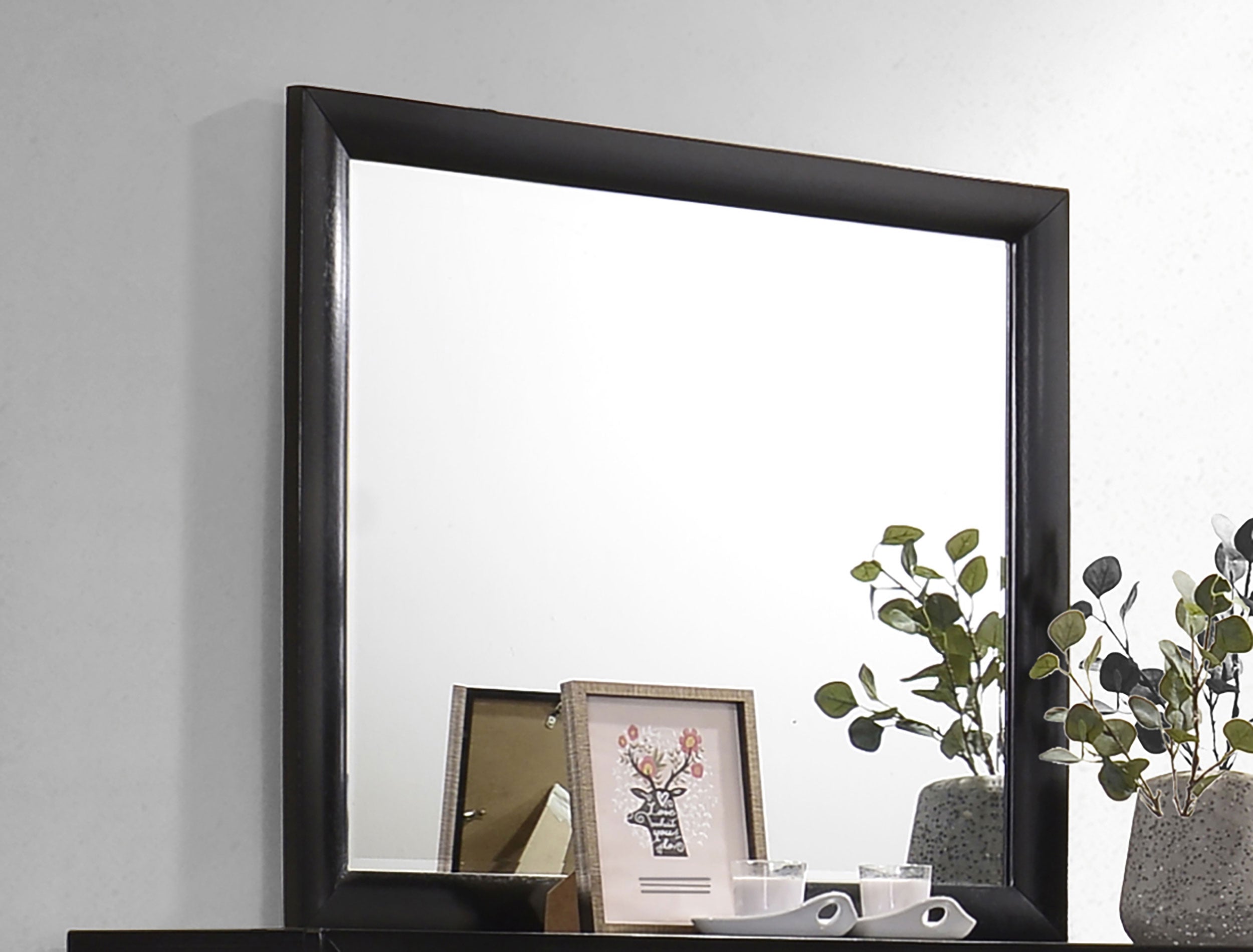 Briana Dresser Mirror Black — view 2