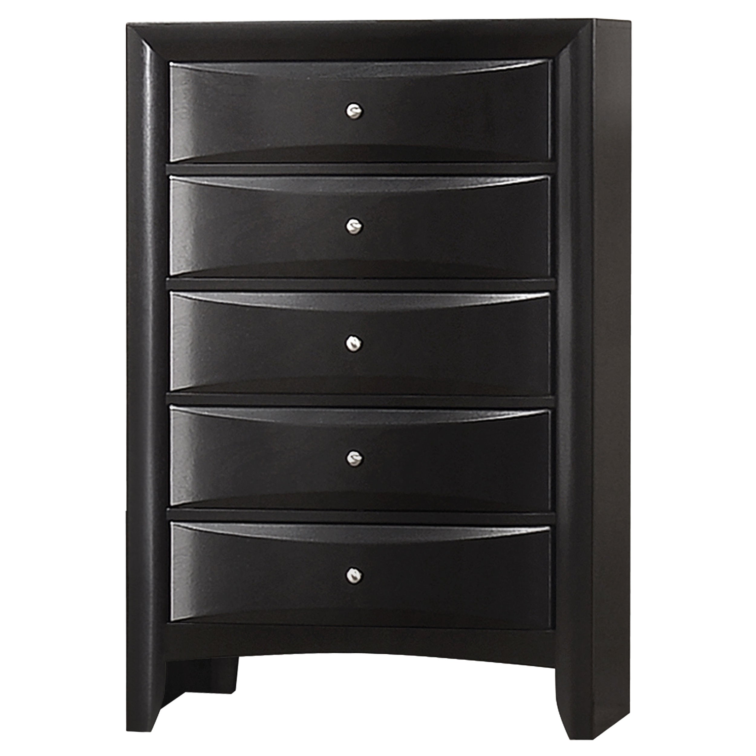Briana 5-drawer Bedroom Chest Black — view 1