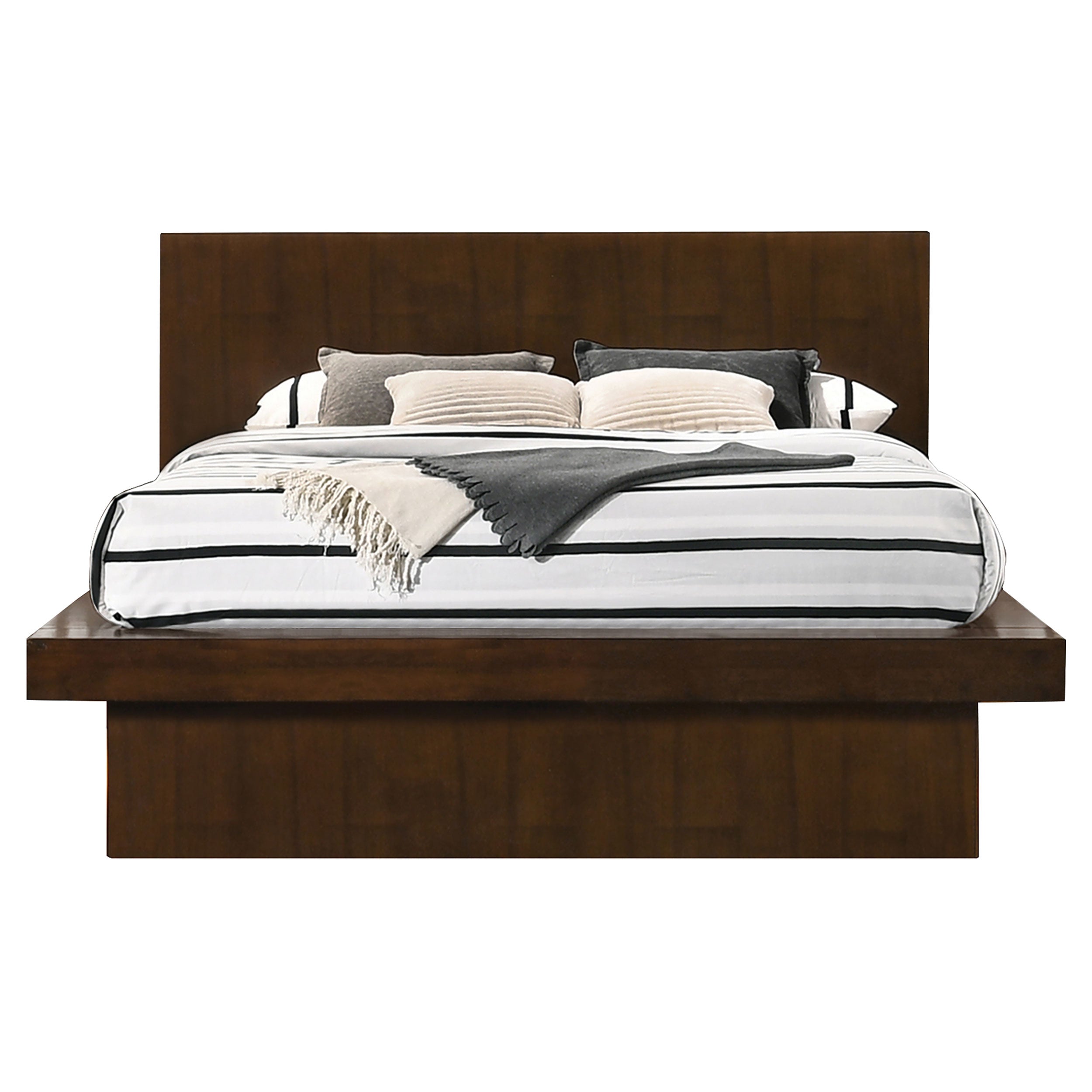 Jessica 6-piece Queen LED Bedroom Set Cappuccino — view 3