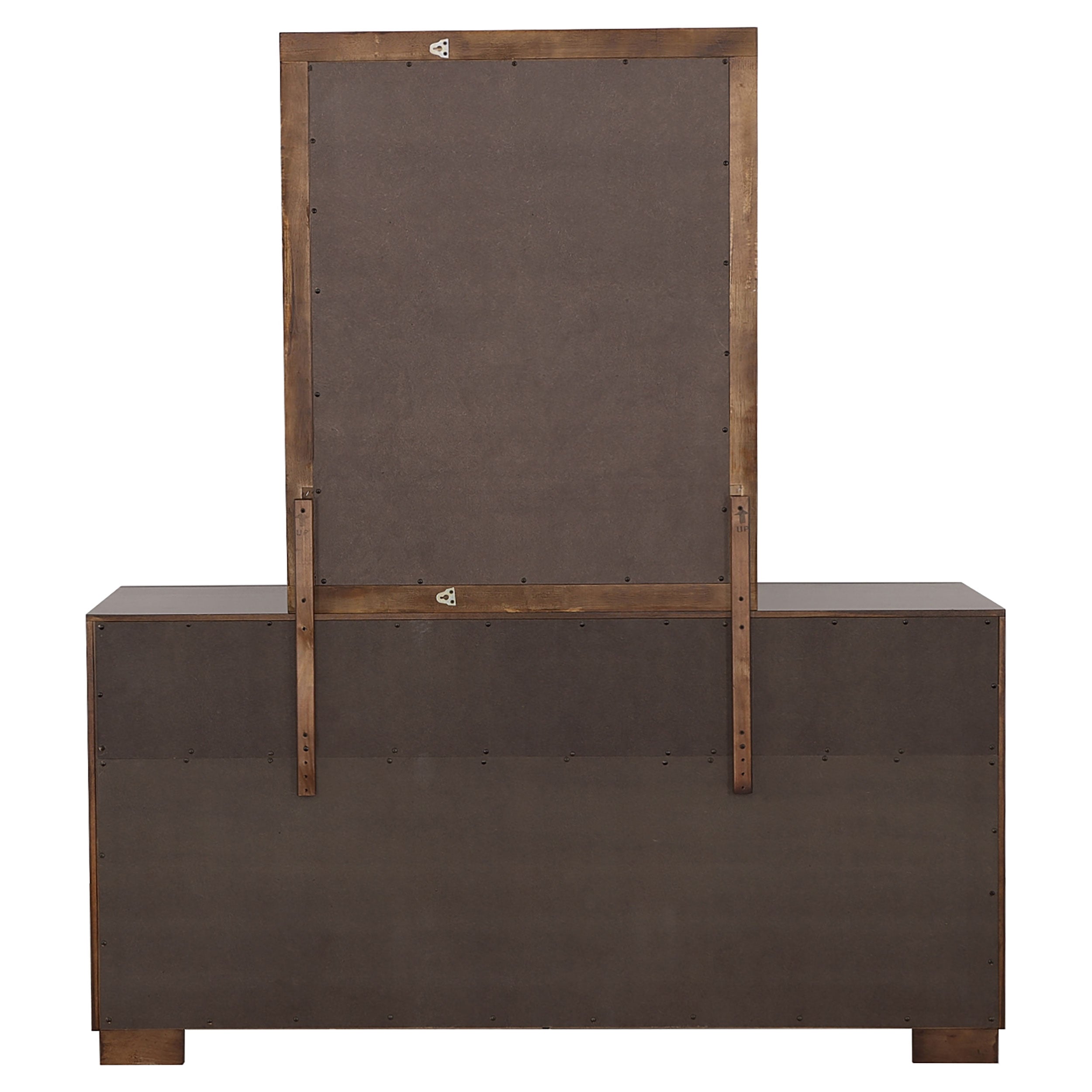 Jessica 6-drawer Dresser with Mirror Cappuccino — view 6