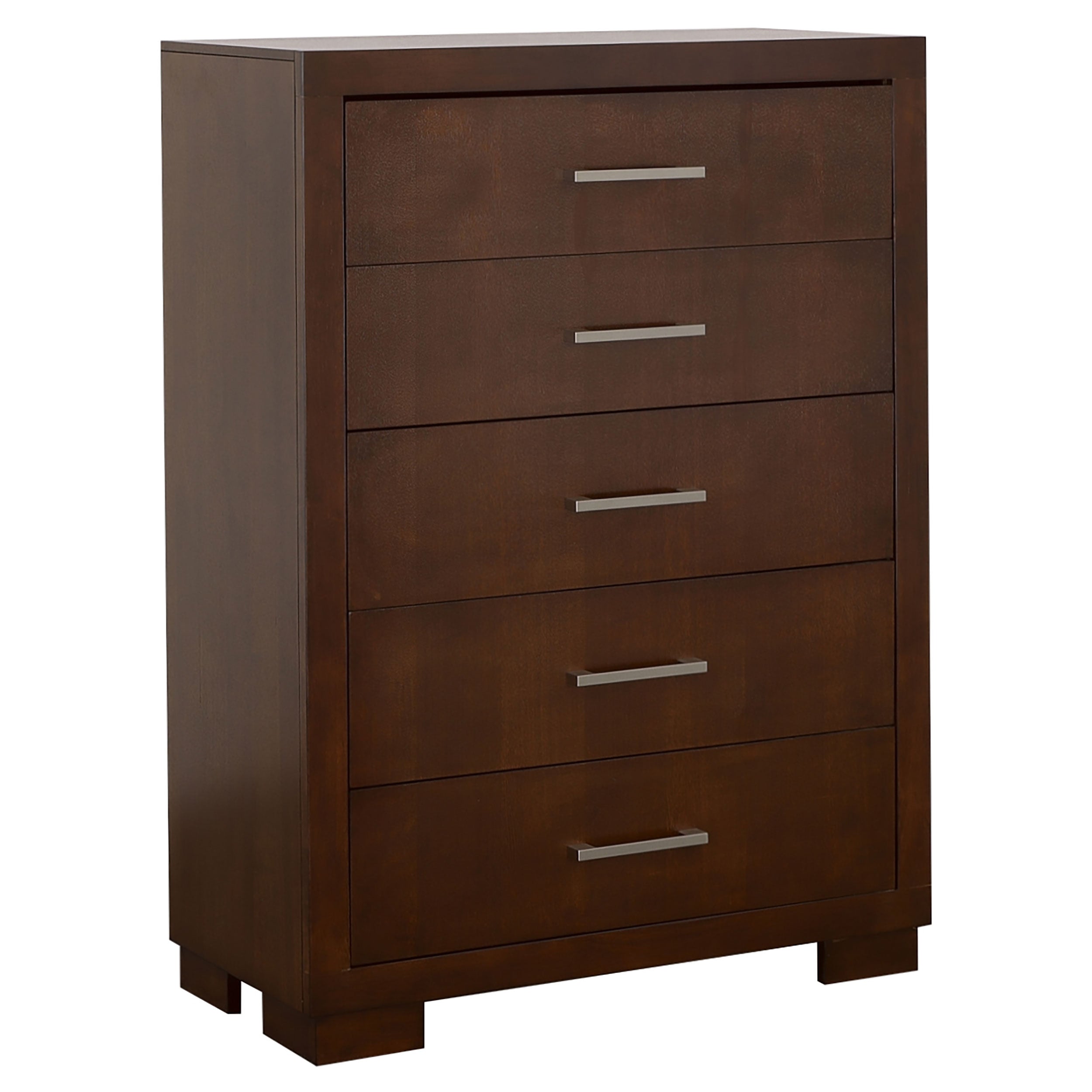 Jessica 5-drawer Bedroom Chest Cappuccino — view 1