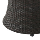 Thrive - Hourglass Rattan Table With No Glass Top