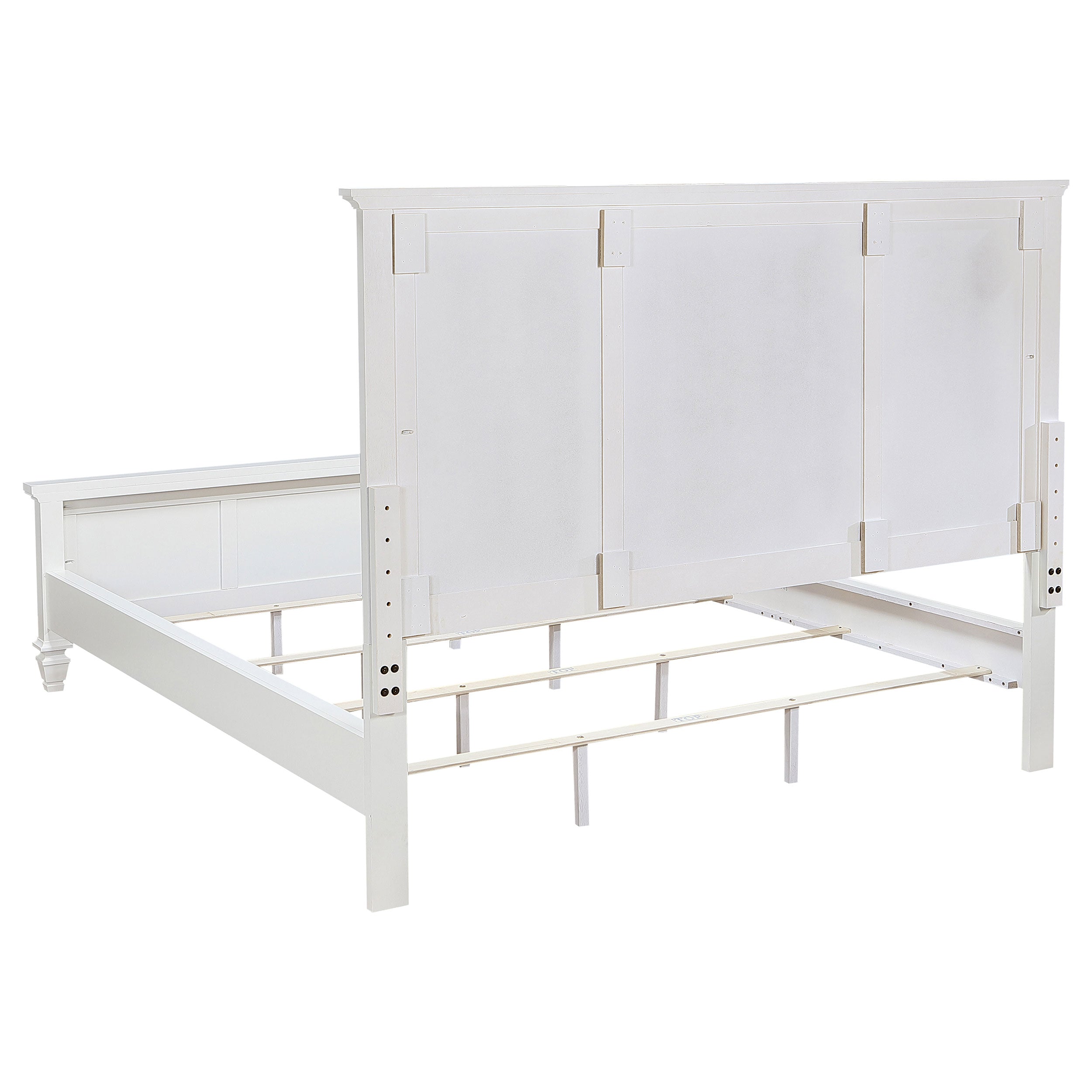 Sandy Beach 63-inch California King Panel Bed Cream White — view 5