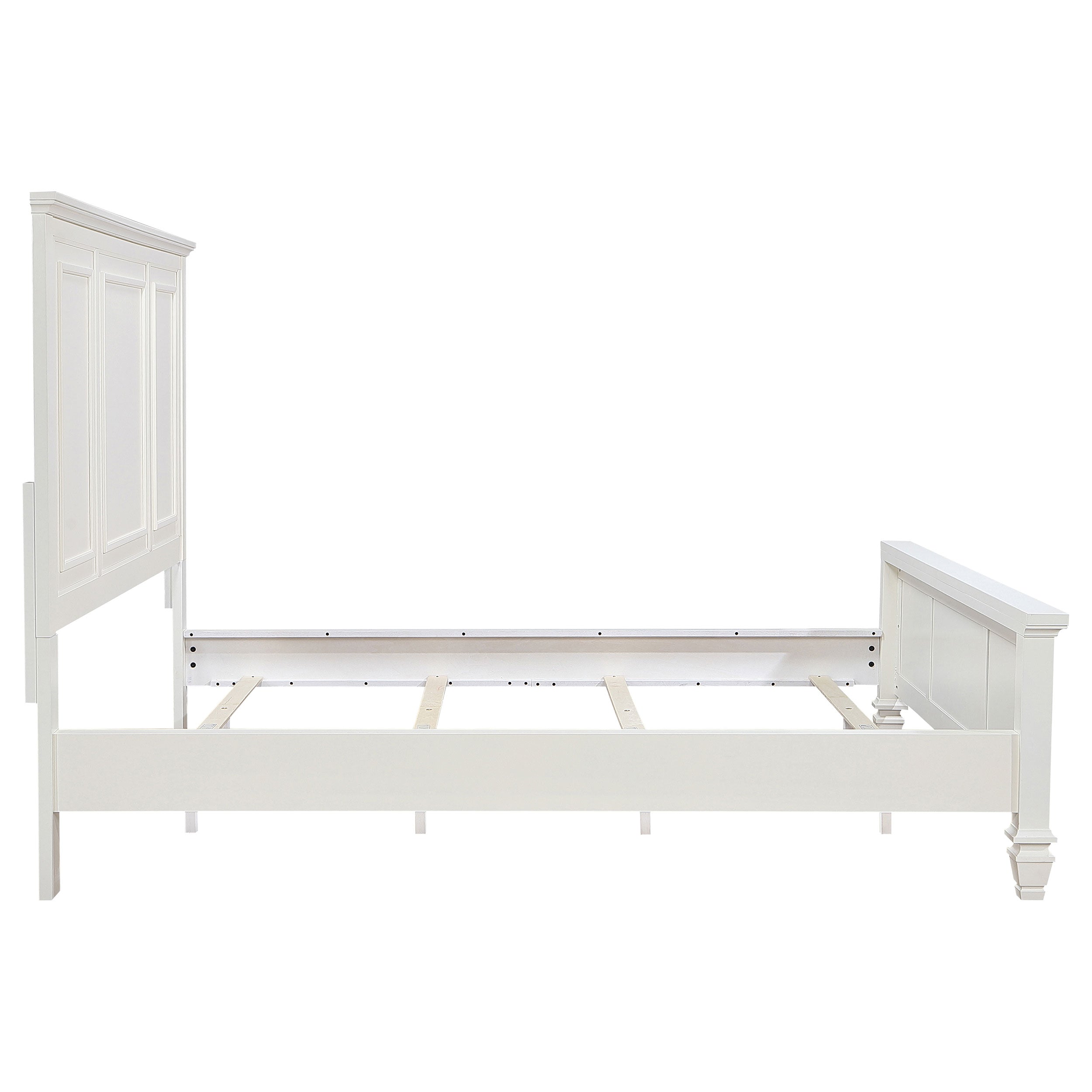 Sandy Beach 63-inch California King Panel Bed Cream White — view 6