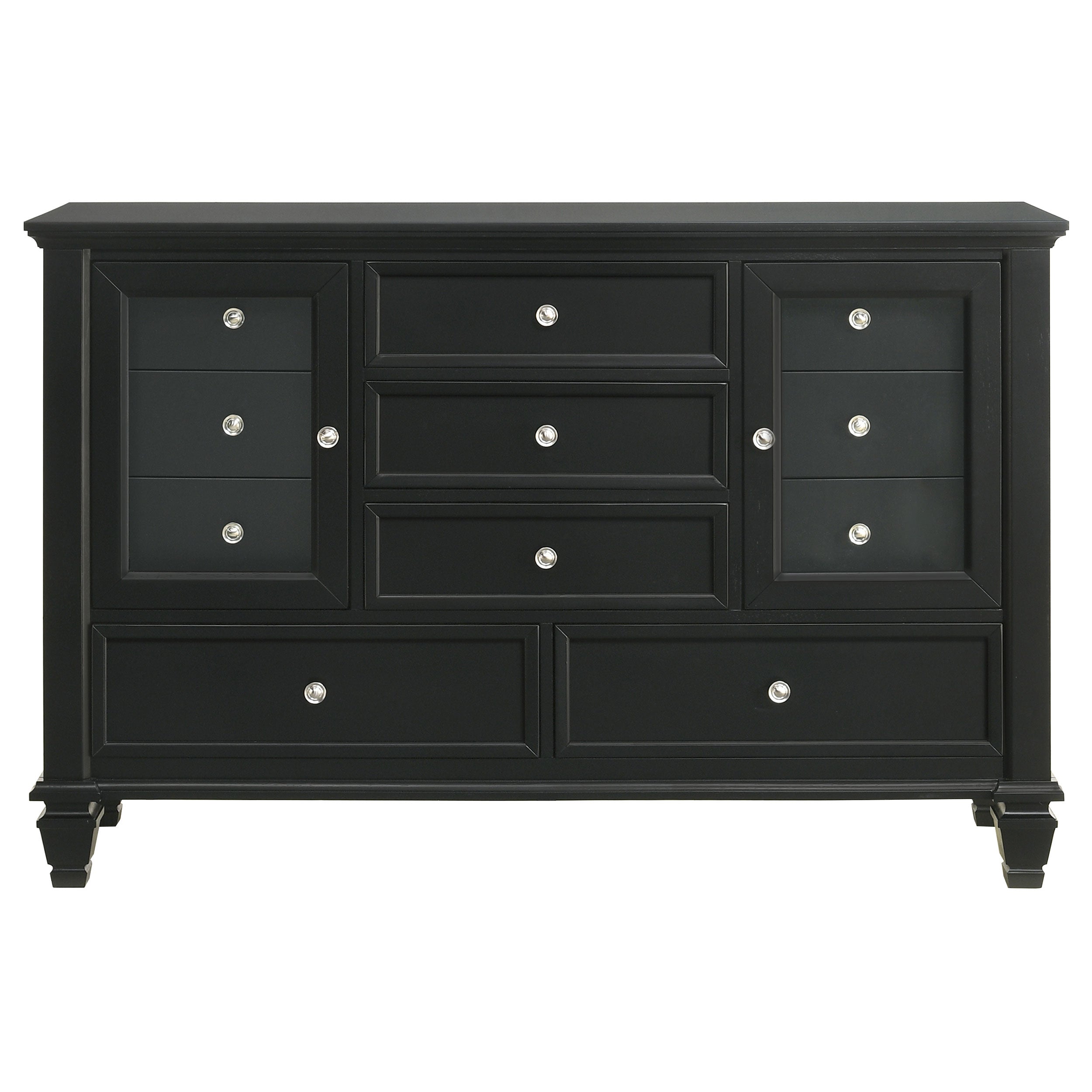 Sandy Beach 11-drawer Dresser Black — view 3