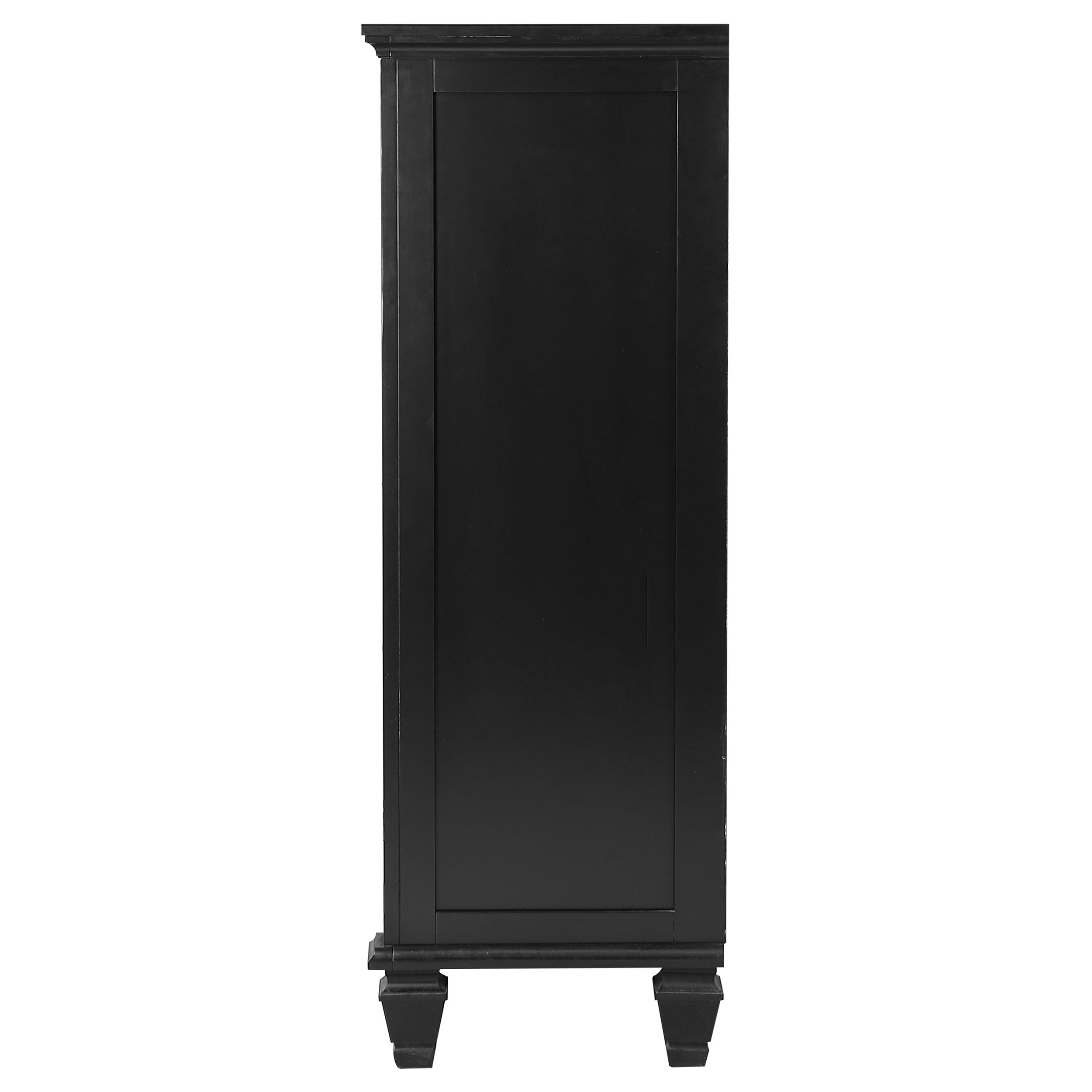 Sandy Beach 5-drawer Bedroom Chest Black — view 5