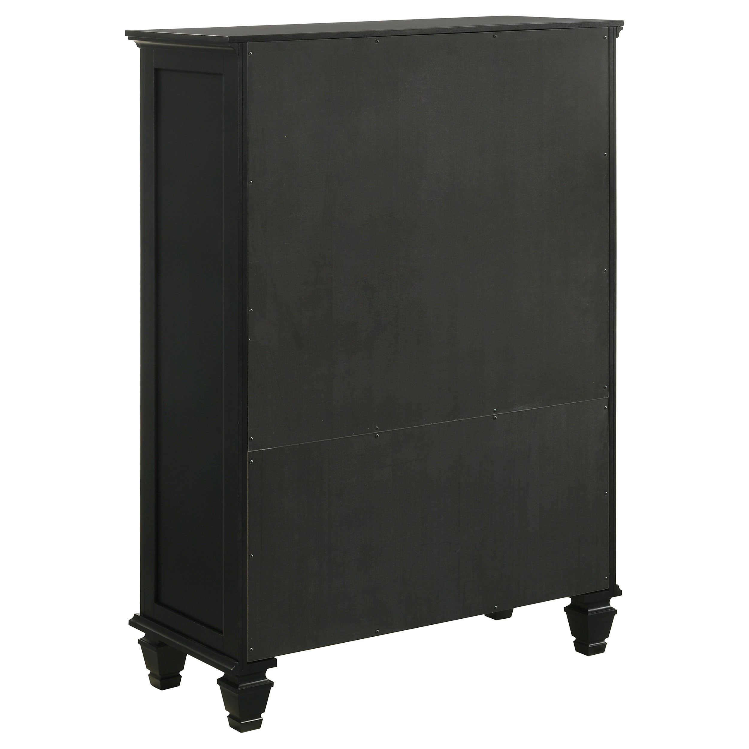 Sandy Beach 8-drawer Door Chest Black — view 6