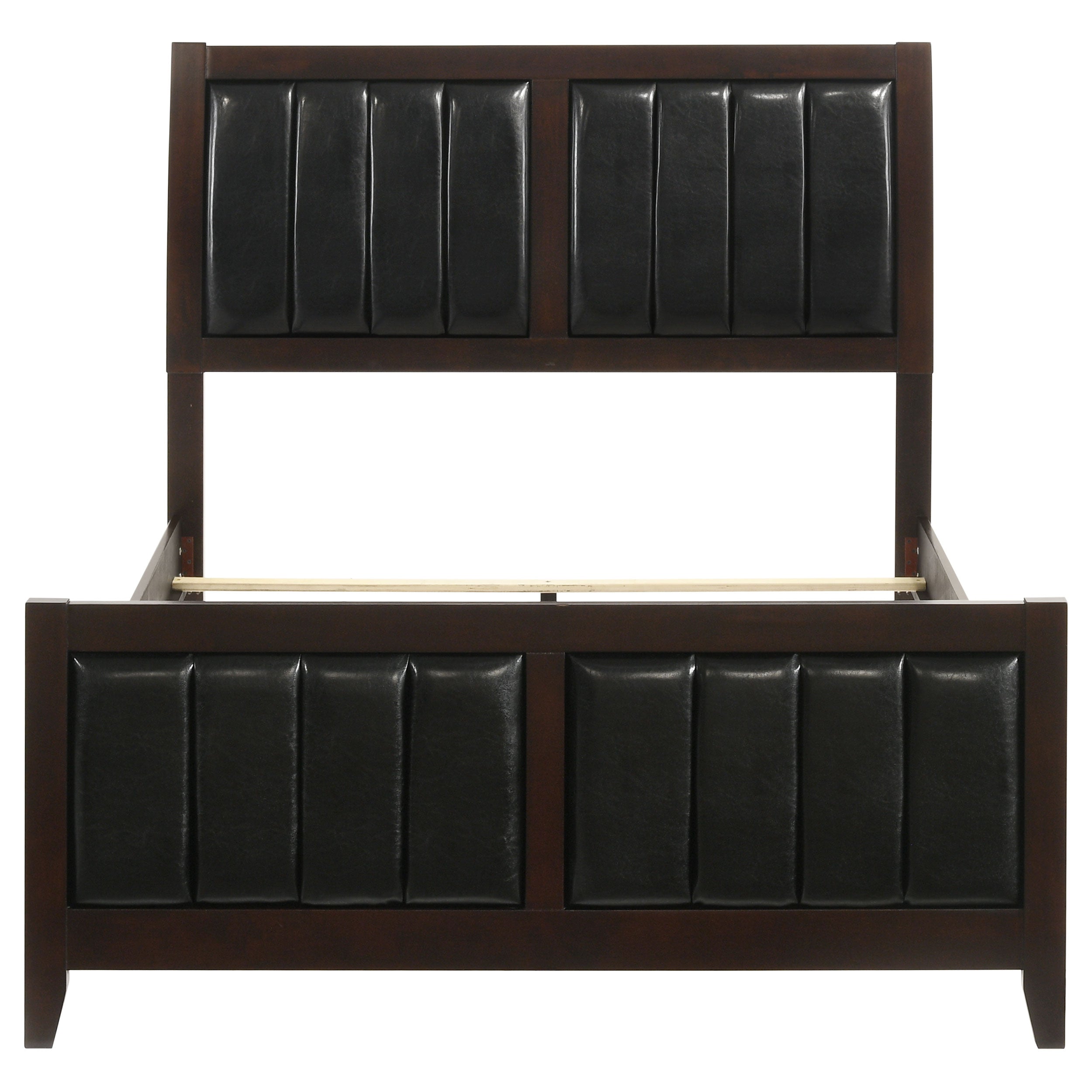 Carlton Wood Full Panel Bed Cappuccino — view 4